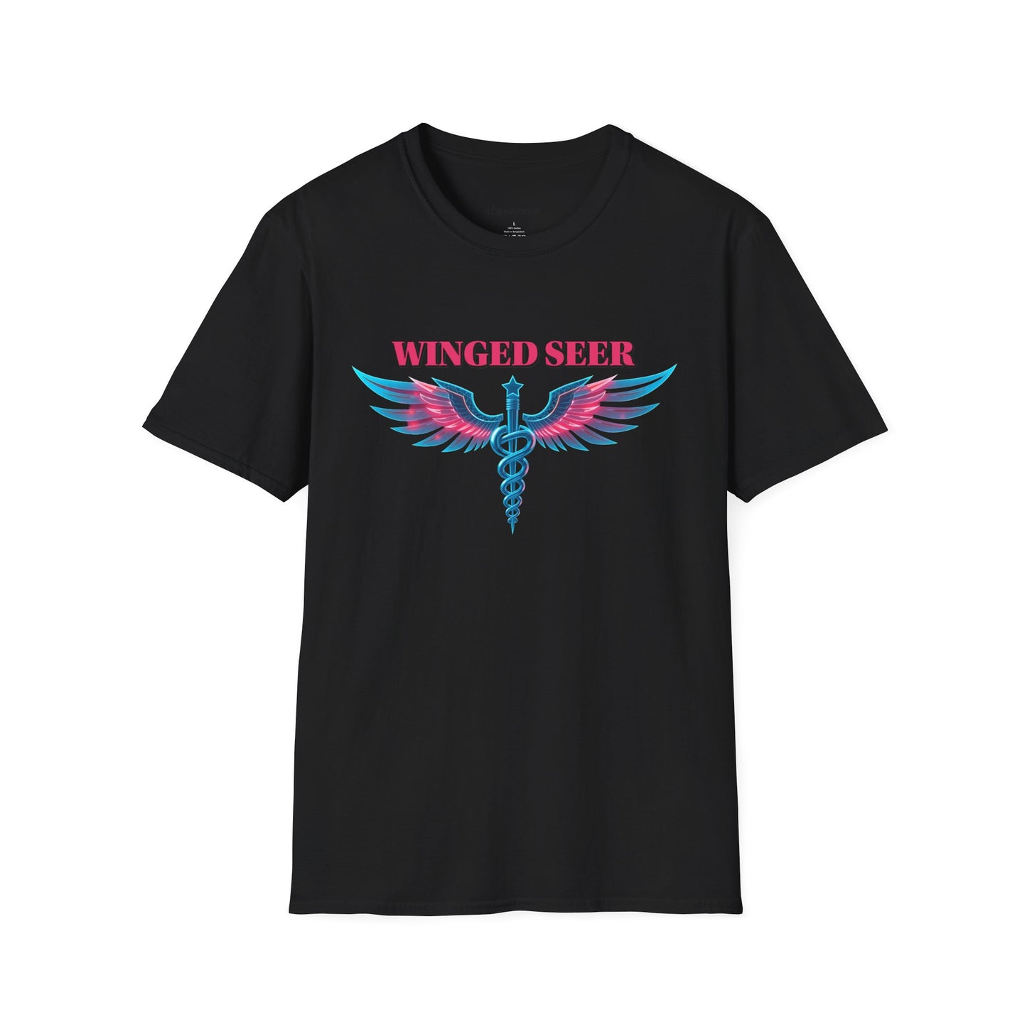 Winged Seer Unisex T-Shirt - Bohemian Medical Tee, Ethereal Spirit Shirt, Vintage Casual Wear, Unique Gift Idea, Festival Attire
