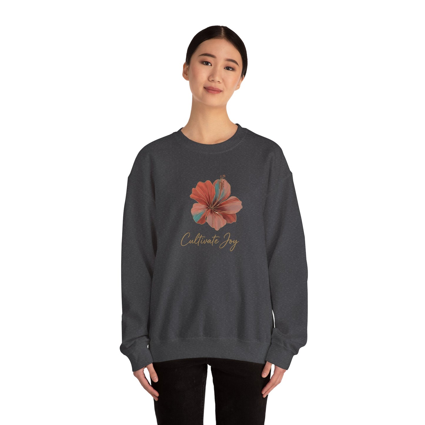 Cultivate Joy Floral Crewneck Sweatshirt