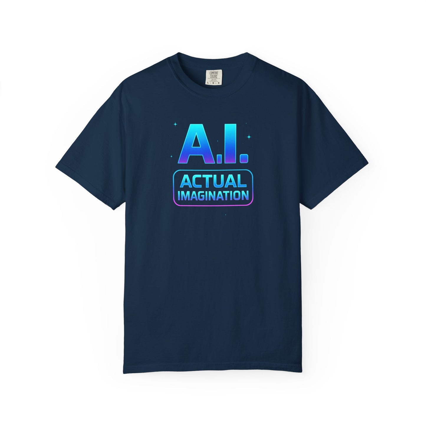 A.I. Actual Imagination, Unisex Graphic Tee -  Casual Shirt, Gift for Tech Lovers, Trendy Everyday Wear