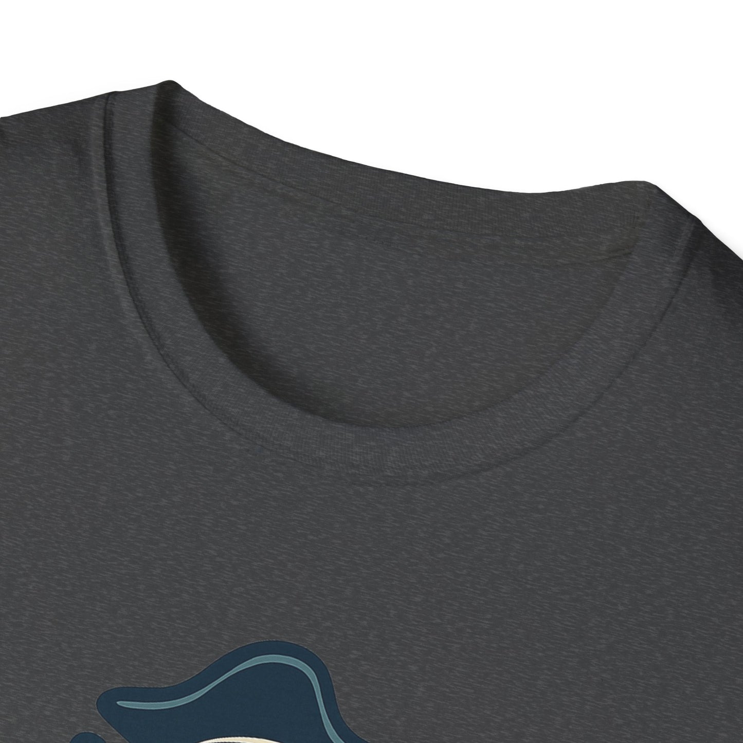 Hipnowaves Pirate T-Shirt, Unisex Softstyle Tee for Beach Lovers, Casual Wear, Gift for Sailors, Summer Adventure Shirt