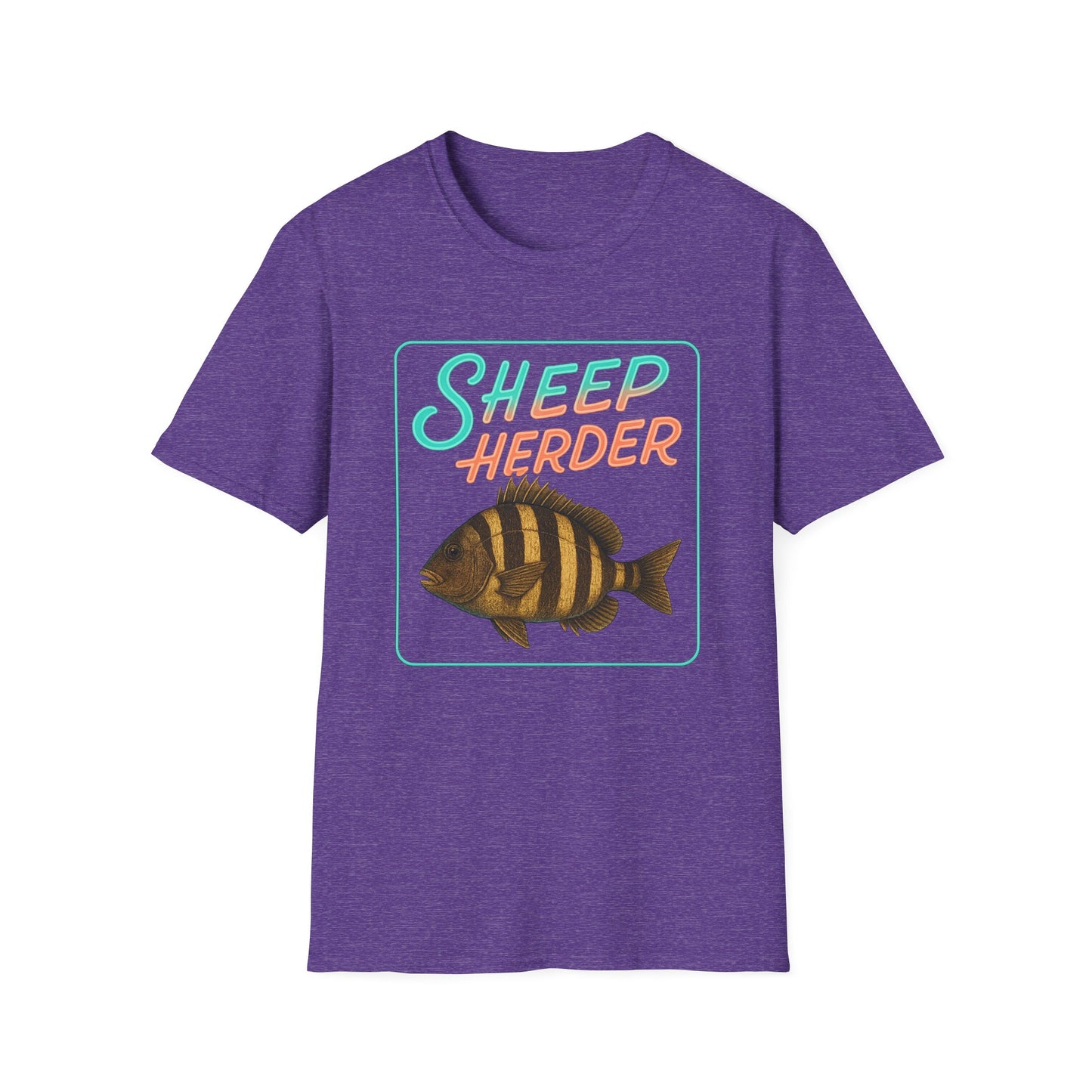 Sheep Hearder Unisex Softstyle T-Shirt