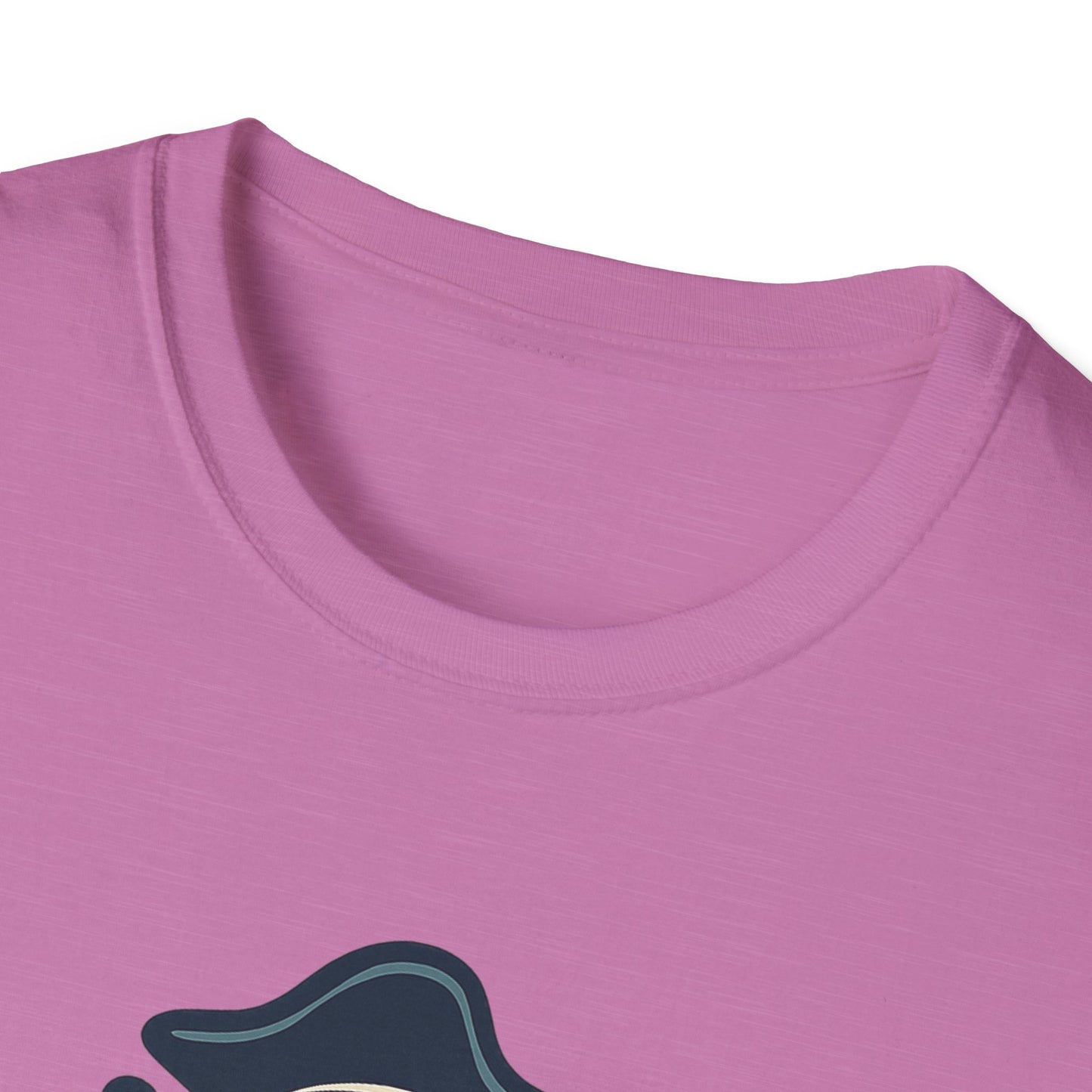 Hipnowaves Pirate T-Shirt, Unisex Softstyle Tee for Beach Lovers, Casual Wear, Gift for Sailors, Summer Adventure Shirt
