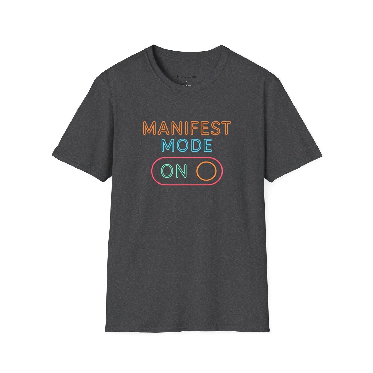 Manifest Mode Unisex Softstyle T-Shirt, Motivational Tee, Law of Attraction Shirt, Gifts for Dreamers, Self-Care Apparel