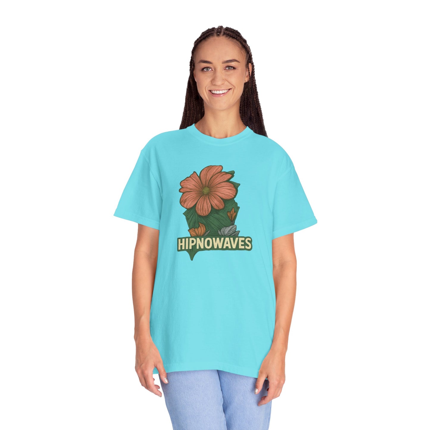 Floral Graphic T-Shirt, Unisex Apparel, Hipnowaves Tee, Nature Lover Gift, Casual Wear, Summer Essentials