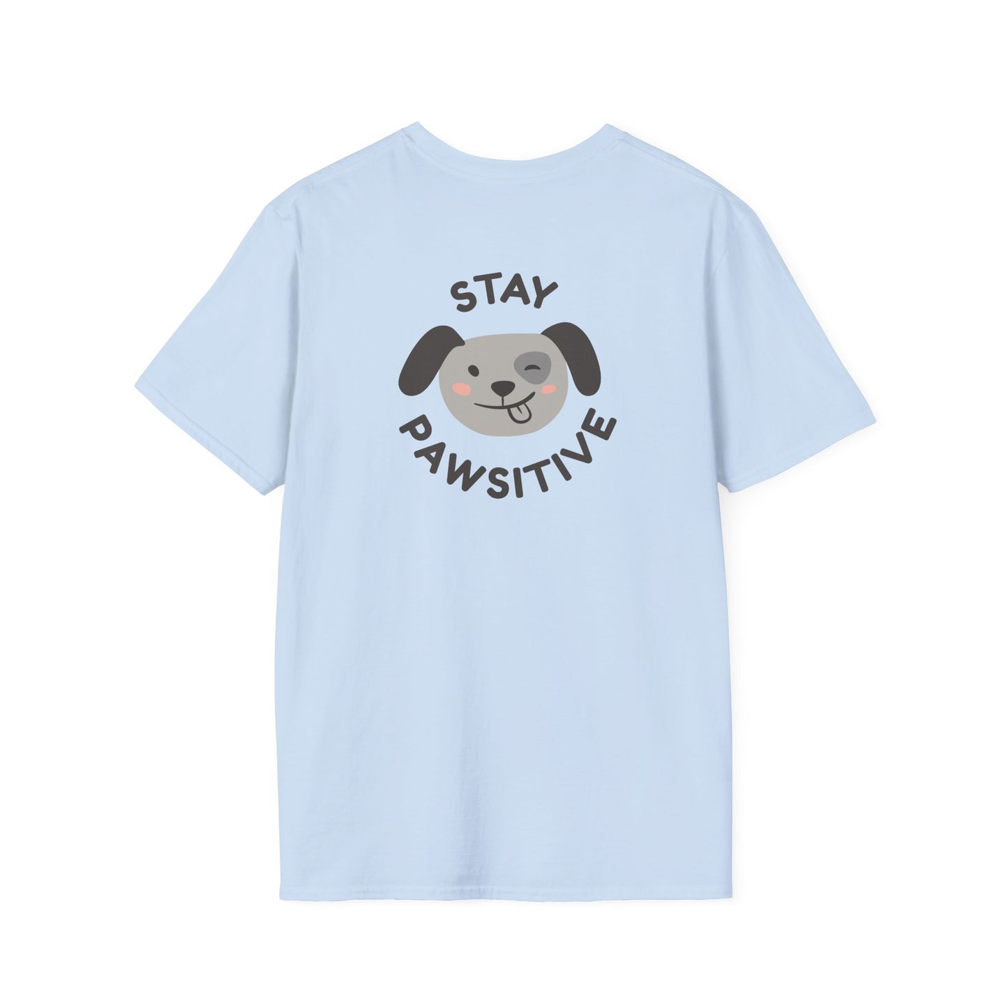 Pawsitive Vibes T-Shirt - Perfect for Dog Lovers, Animal Advocates, Pet Owners, Birthdays, Dog Day Celebrations, Casual Wear
