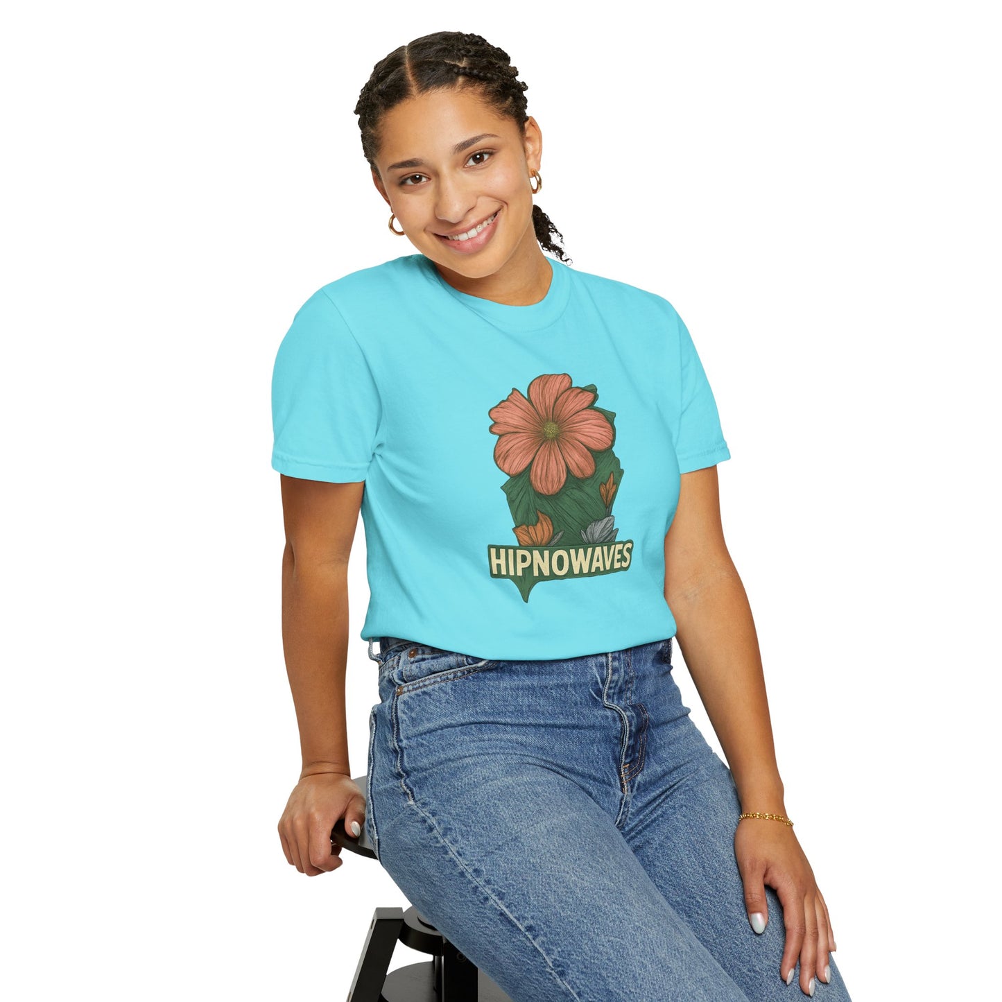 Floral Graphic T-Shirt, Unisex Apparel, Hipnowaves Tee, Nature Lover Gift, Casual Wear, Summer Essentials