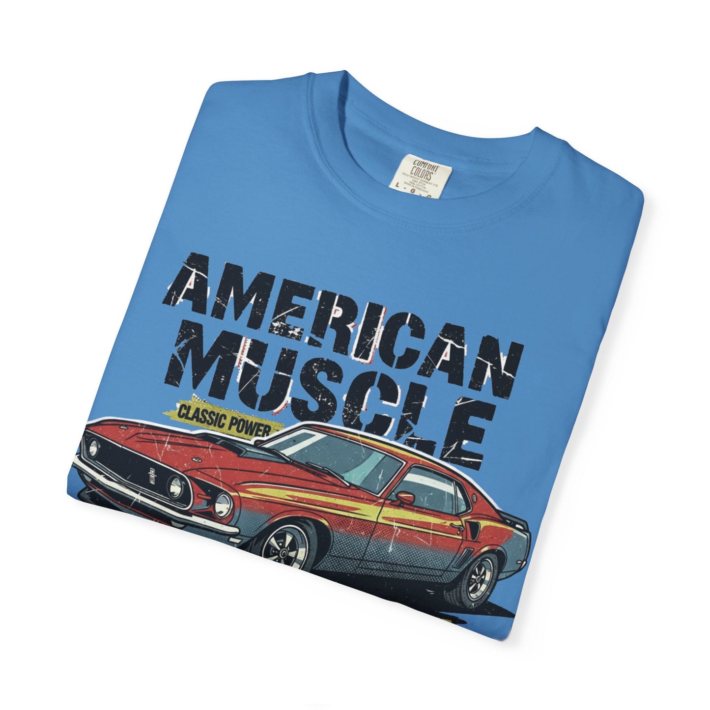 American Muscle T-Shirt, Unisex Garage Tee, Vintage Car Apparel, Auto Enthusiast Gift, Classic Car Clothing
