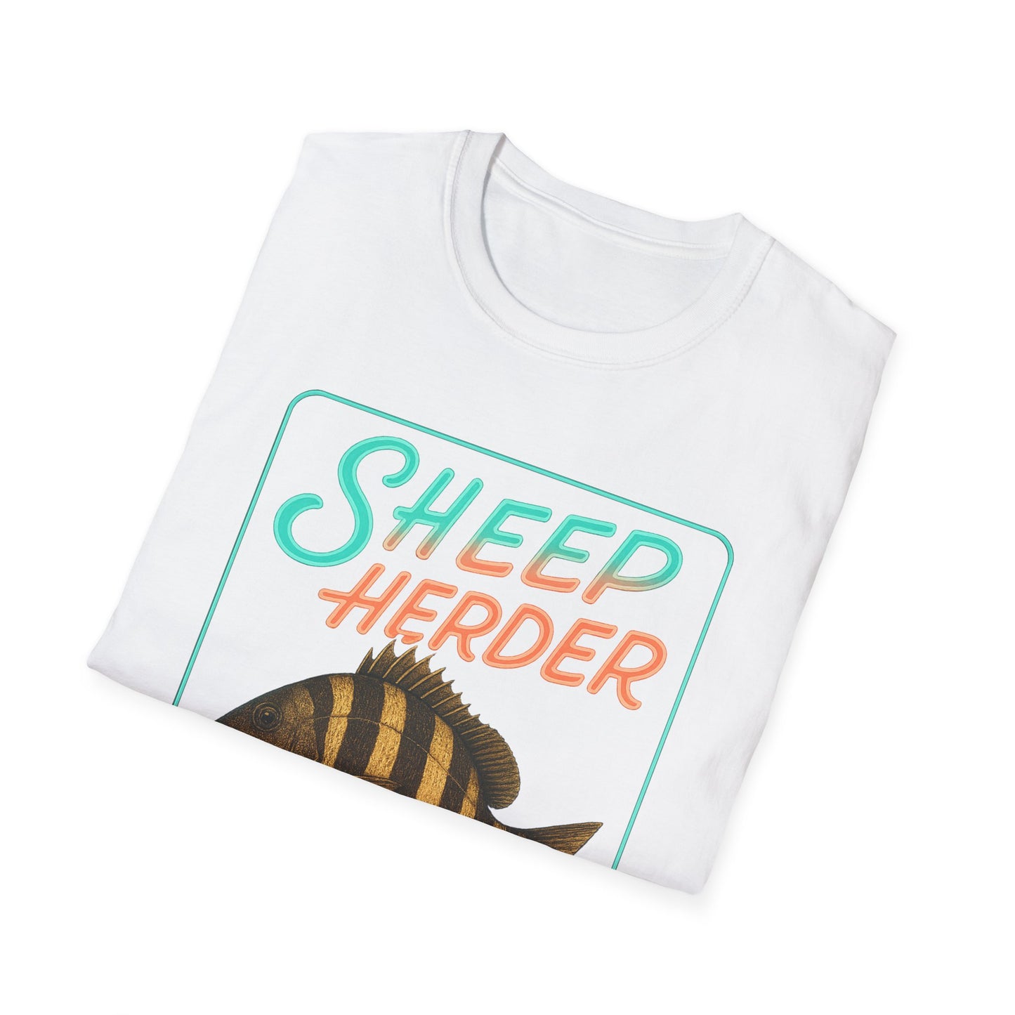 Sheep Hearder Unisex Softstyle T-Shirt