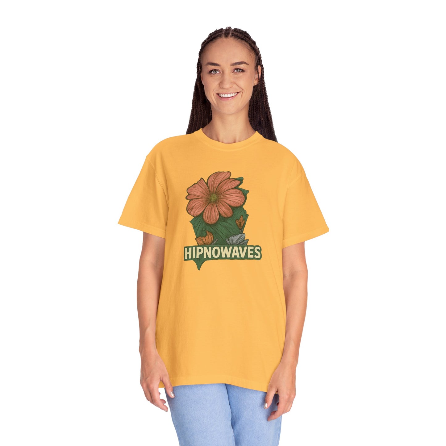 Floral Graphic T-Shirt, Unisex Apparel, Hipnowaves Tee, Nature Lover Gift, Casual Wear, Summer Essentials