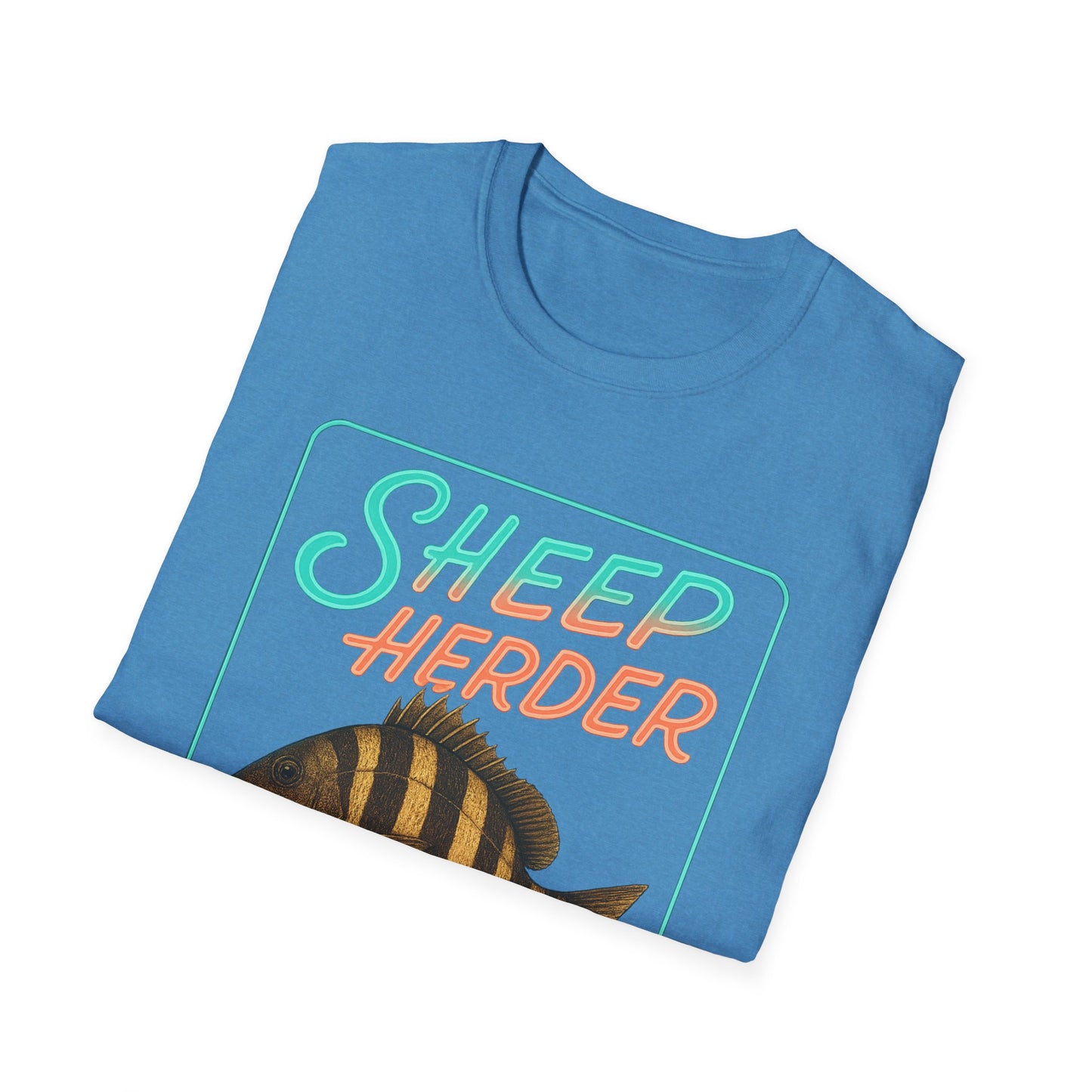 Sheep Hearder Unisex Softstyle T-Shirt