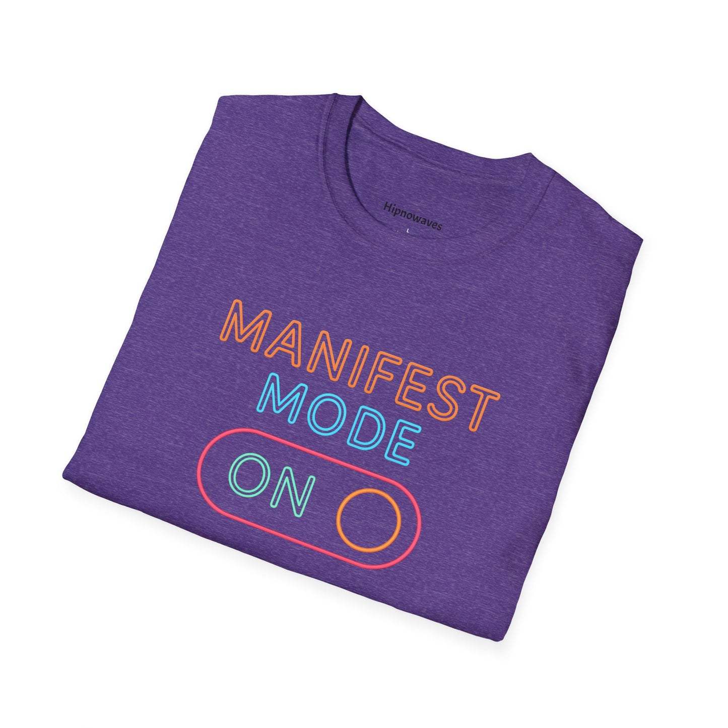 Manifest Mode Unisex Softstyle T-Shirt, Motivational Tee, Law of Attraction Shirt, Gifts for Dreamers, Self-Care Apparel