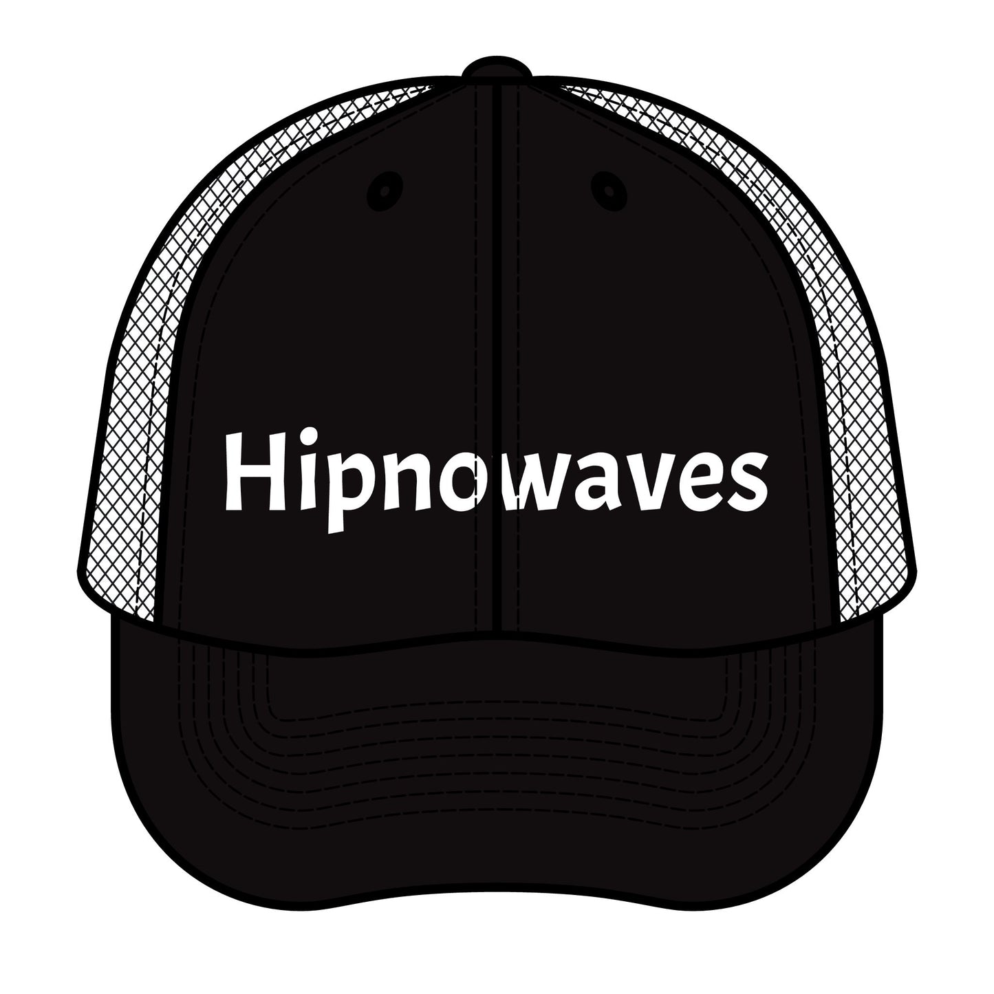 Retro Trucker Hat - Cool Hipnowaves Cap for Retro Lovers, Gift for Festivals, Outdoor Adventures, Summer Style, Fashion Accessory