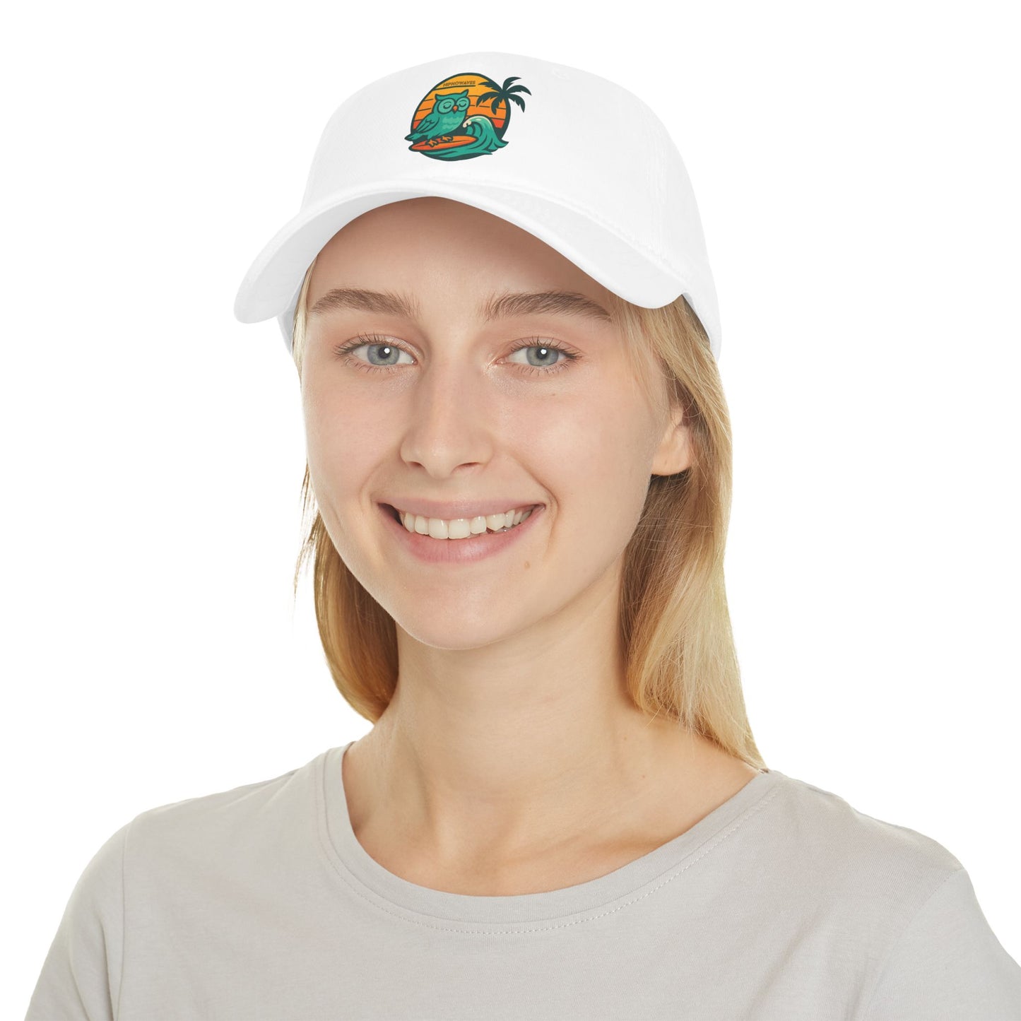 Tropical Owl Low Profile Baseball Cap