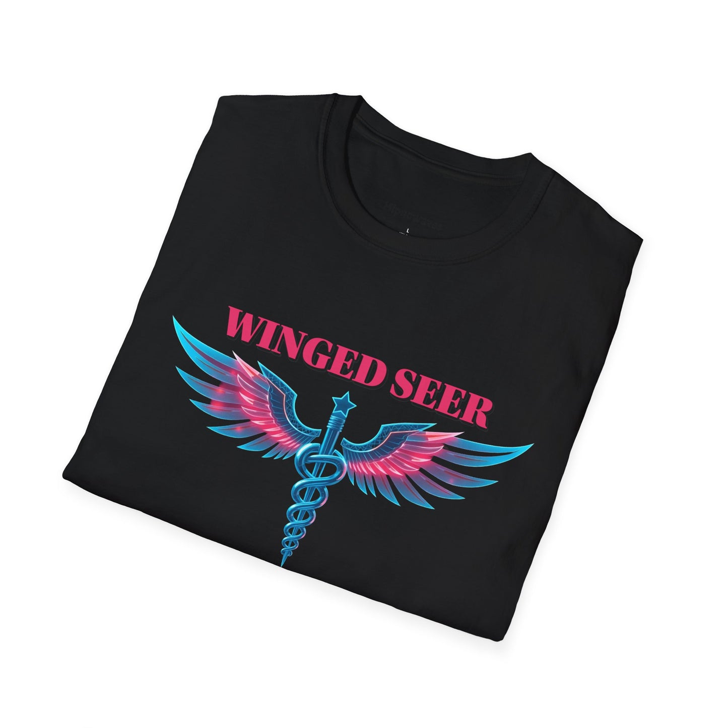 Winged Seer Unisex T-Shirt - Bohemian Medical Tee, Ethereal Spirit Shirt, Vintage Casual Wear, Unique Gift Idea, Festival Attire