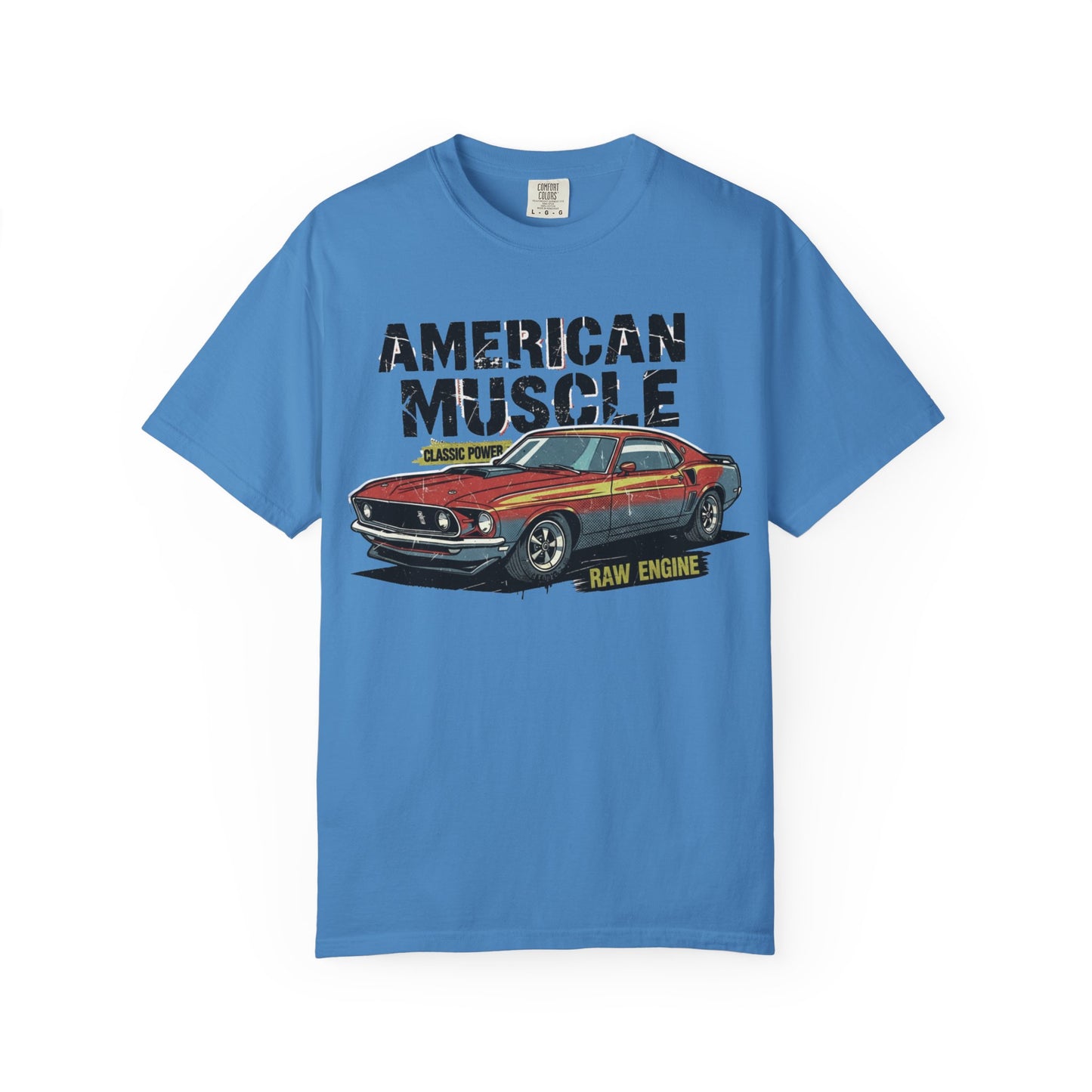 American Muscle T-Shirt, Unisex Garage Tee, Vintage Car Apparel, Auto Enthusiast Gift, Classic Car Clothing
