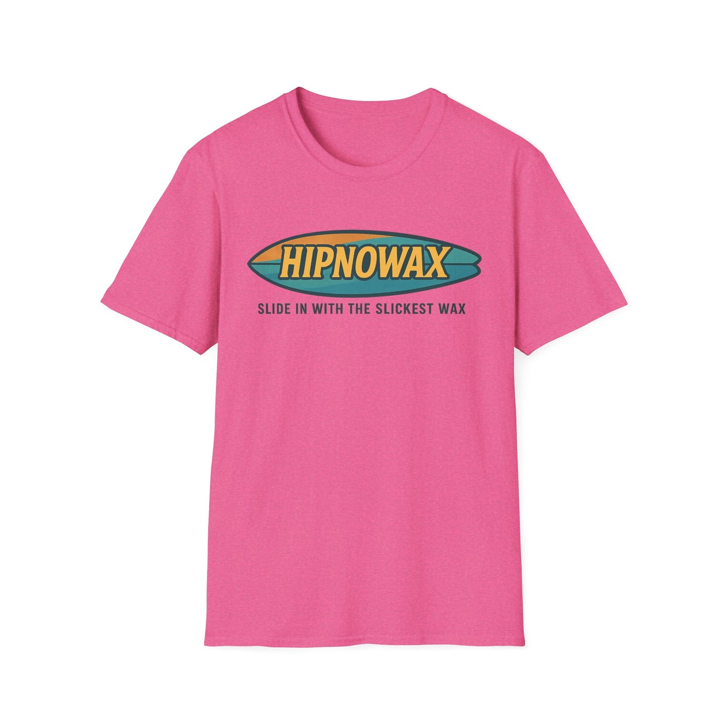 Hipnowax Surf-Inspired Unisex Softstyle T-Shirt, Hipnowax Surf Tee, Beachwear, Casual Summer Shirt, Gift for Surfers, Cool Graphic Tee