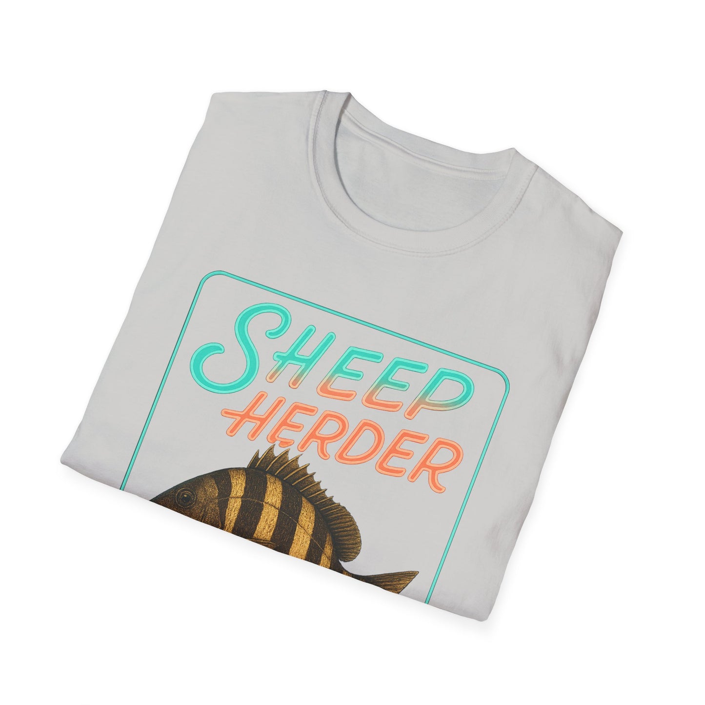 Sheep Hearder Unisex Softstyle T-Shirt
