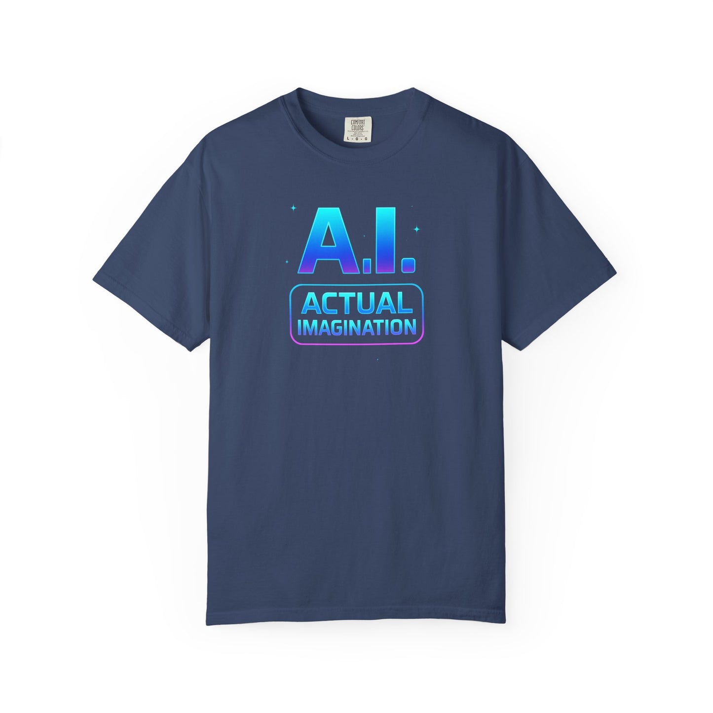 A.I. Actual Imagination, Unisex Graphic Tee -  Casual Shirt, Gift for Tech Lovers, Trendy Everyday Wear