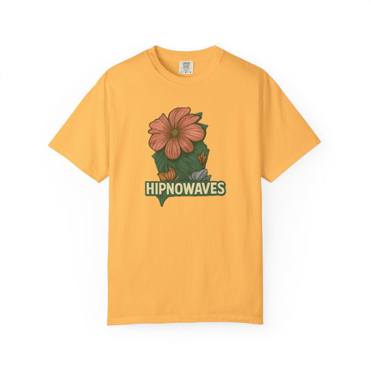 Floral Graphic T-Shirt, Unisex Apparel, Hipnowaves Tee, Nature Lover Gift, Casual Wear, Summer Essentials