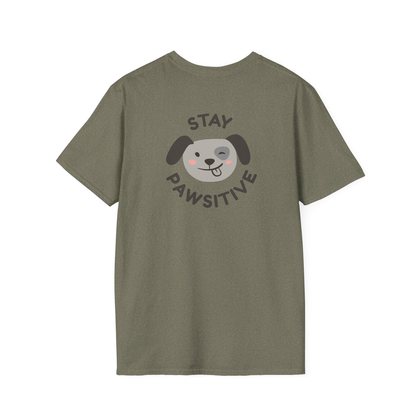 Pawsitive Vibes T-Shirt - Perfect for Dog Lovers, Animal Advocates, Pet Owners, Birthdays, Dog Day Celebrations, Casual Wear