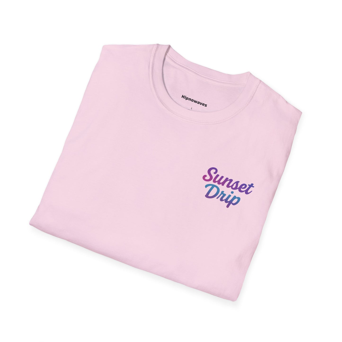 Sunset Drip T-Shirt | Retro Vibe Tee for Summer Adventures, Beachwear, Vacation, Gift Idea, Unisex Softstyle Apparel
