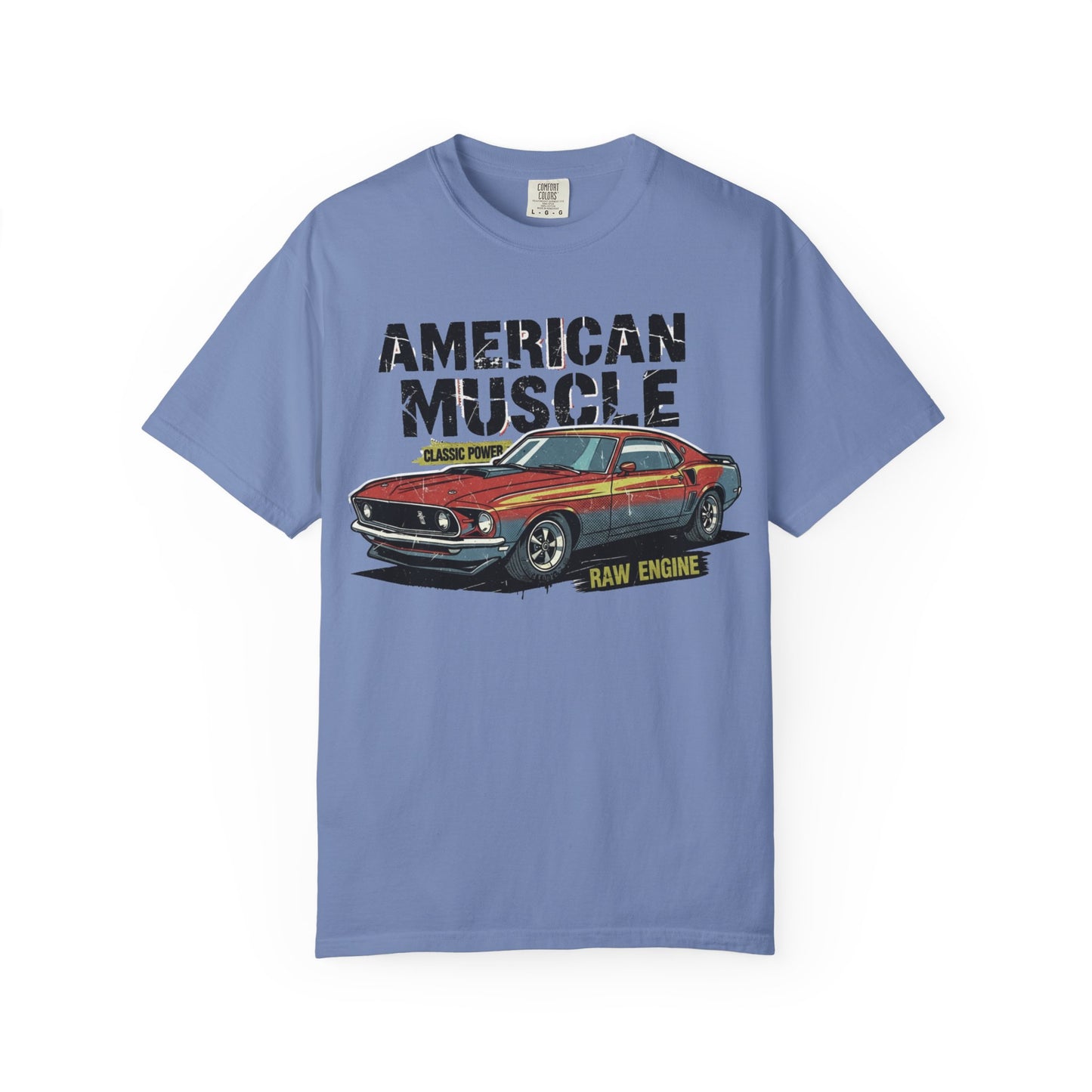 American Muscle T-Shirt, Unisex Garage Tee, Vintage Car Apparel, Auto Enthusiast Gift, Classic Car Clothing