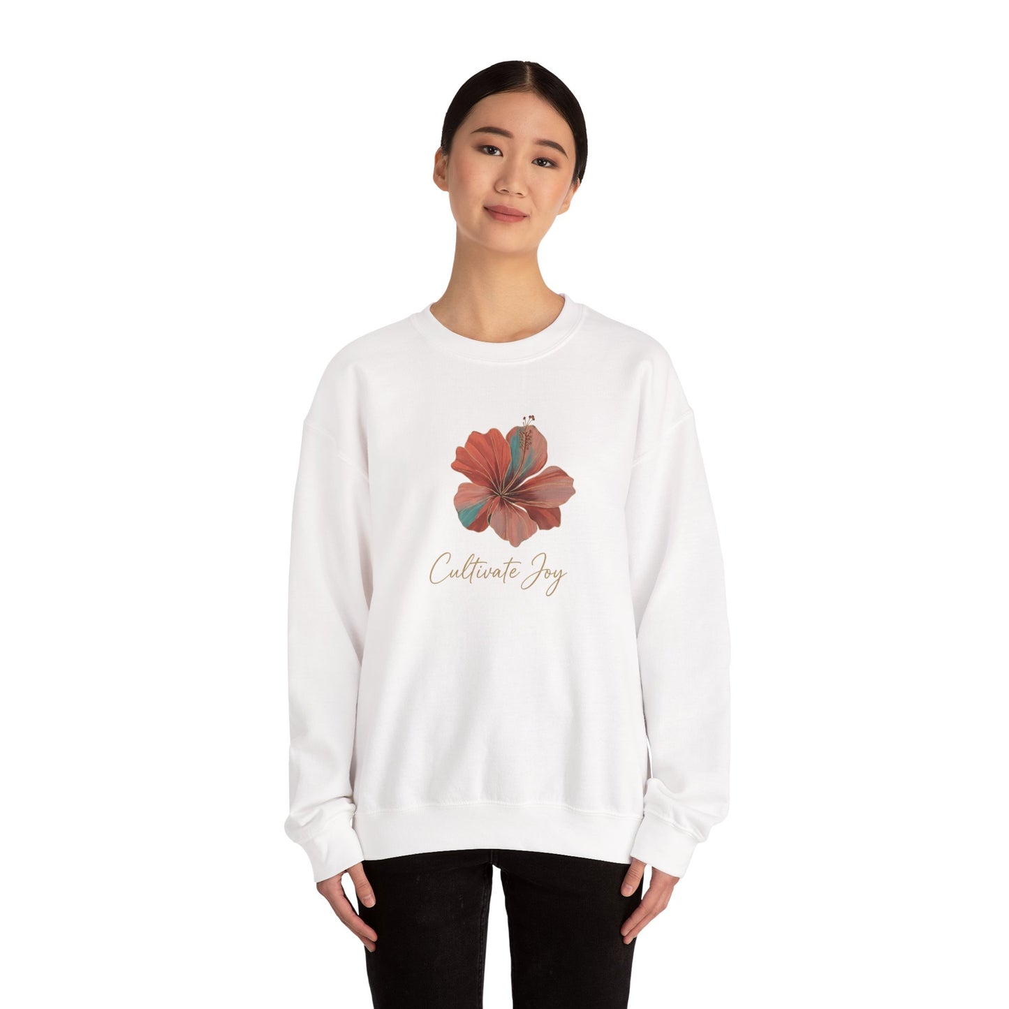 Cultivate Joy Floral Crewneck Sweatshirt