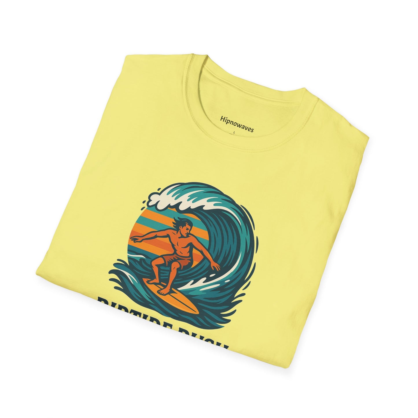 Unisex Surfing T-Shirt - Riptide Rush, Beachwear, Casual Apparel, Gift for Surfers, Summer Vibe