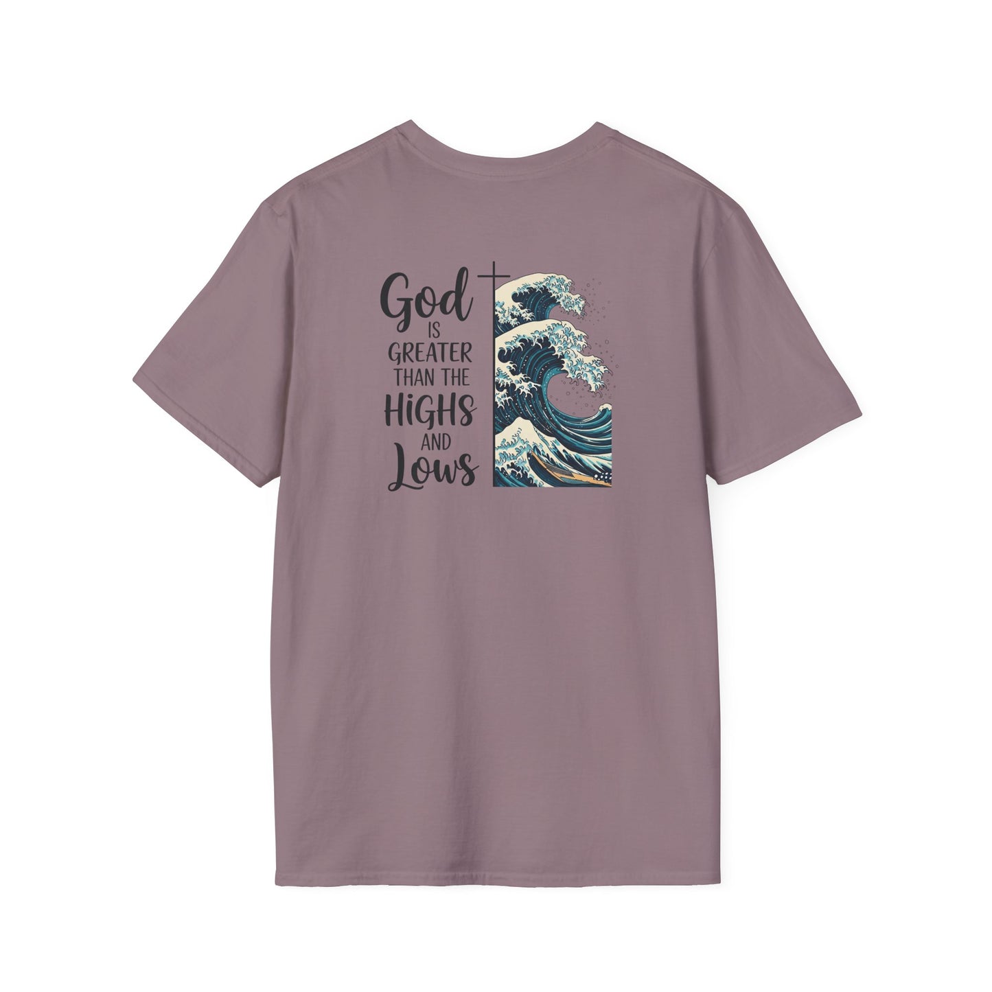 God is Greater Unisex T-Shirt - Inspirational Tee, Faith Shirt, Casual Wear, Gift for Believers, Christian Apparel