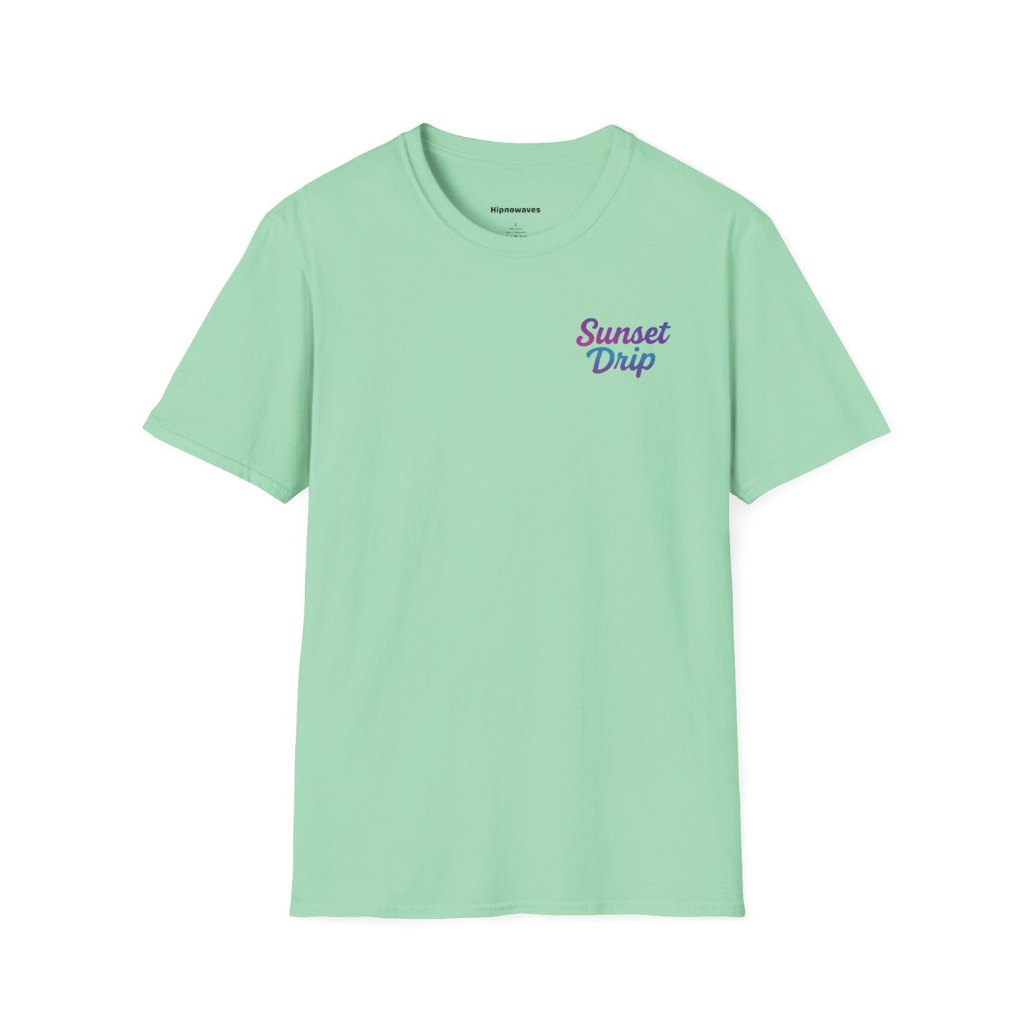 Sunset Drip T-Shirt | Retro Vibe Tee for Summer Adventures, Beachwear, Vacation, Gift Idea, Unisex Softstyle Apparel