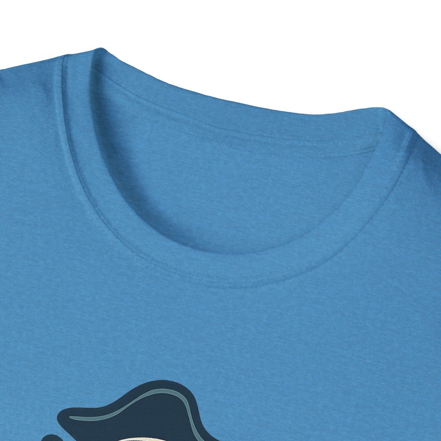 Hipnowaves Pirate T-Shirt, Unisex Softstyle Tee for Beach Lovers, Casual Wear, Gift for Sailors, Summer Adventure Shirt