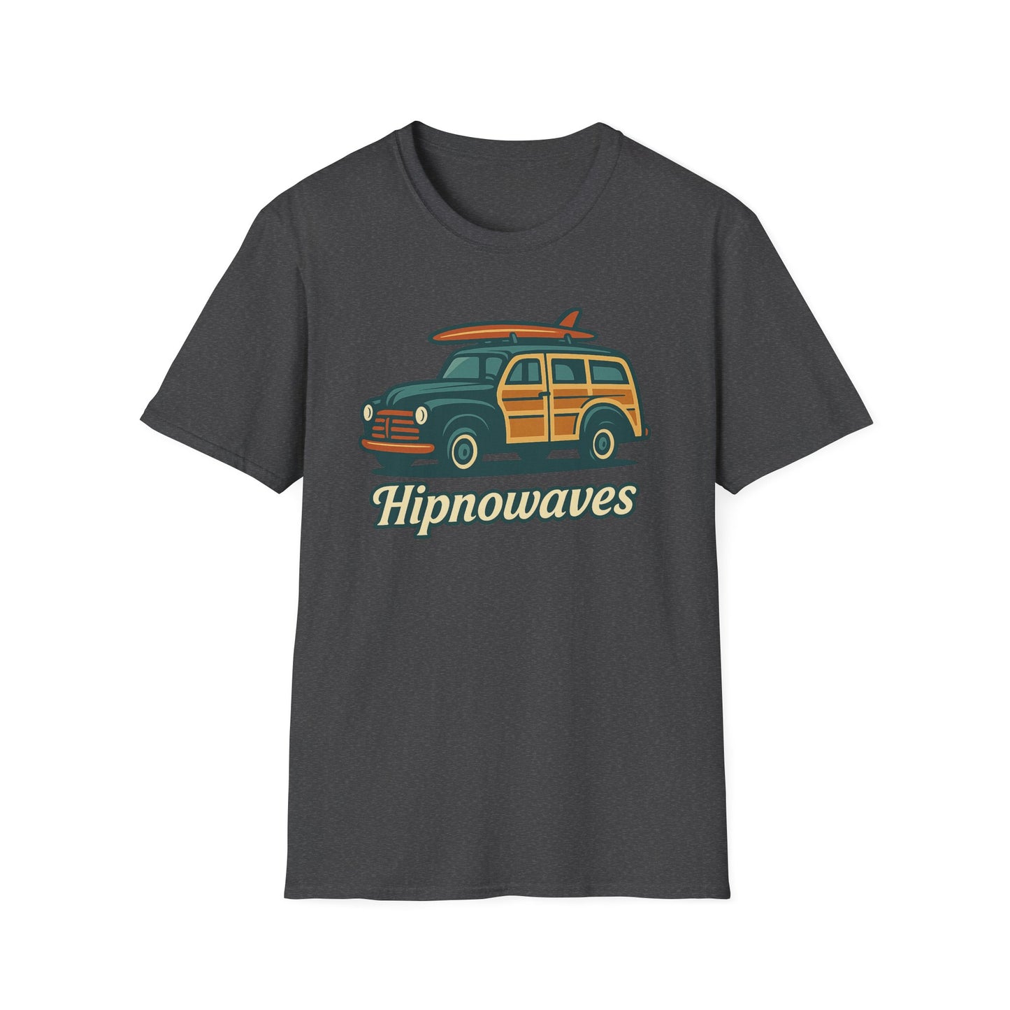 Retro Surf Vibes Unisex Softstyle T-Shirt, Beachwear, Vacation Tee, Gift for Surf Lovers, Summer Style, Cool Graphics Shirt