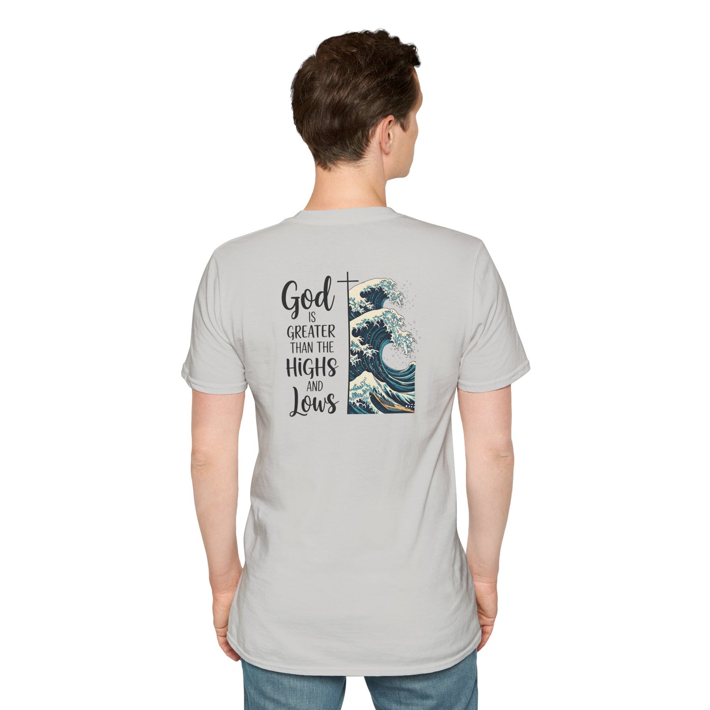 God is Greater Unisex T-Shirt - Inspirational Tee, Faith Shirt, Casual Wear, Gift for Believers, Christian Apparel