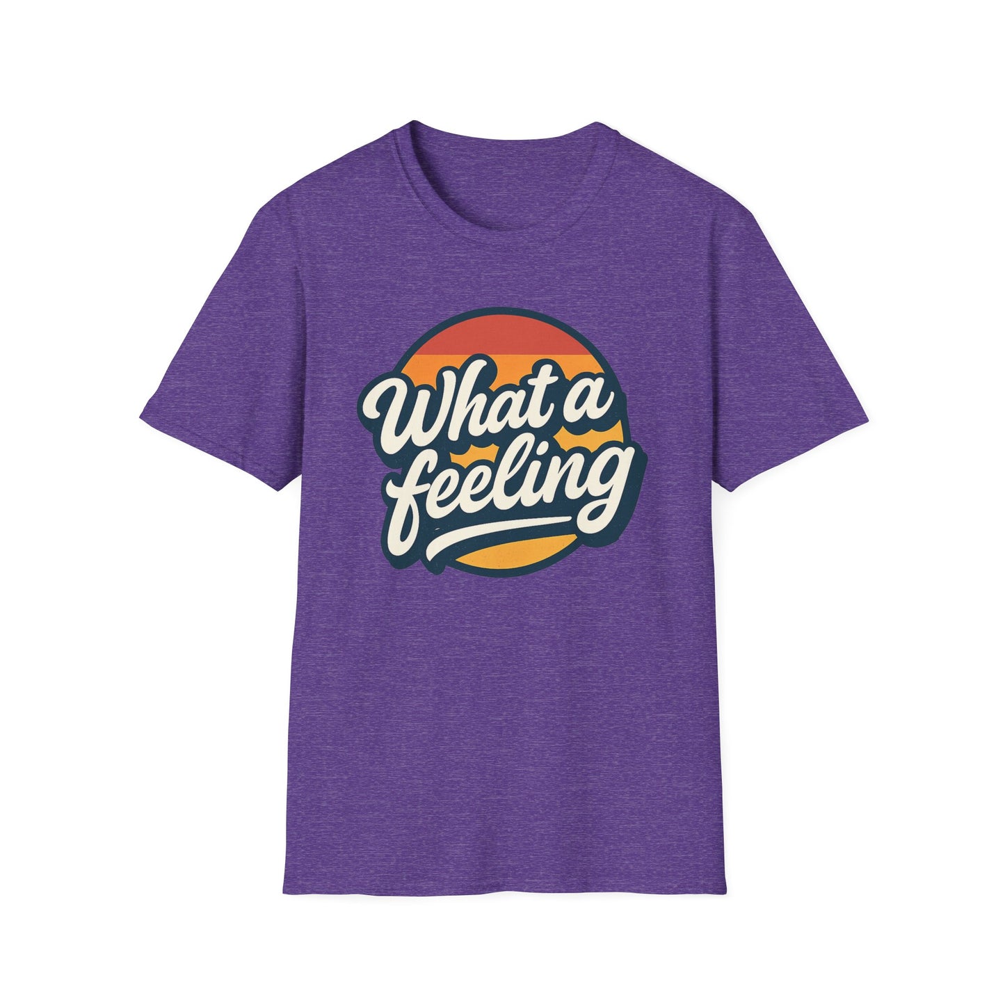 What a Feeling Retro Vibes T-Shirt, Fun Graphic Tee, Gift for Friends, Summer Essentials, Unisex Casual Shirt, Birthday Gift, Feelings Quote Tee