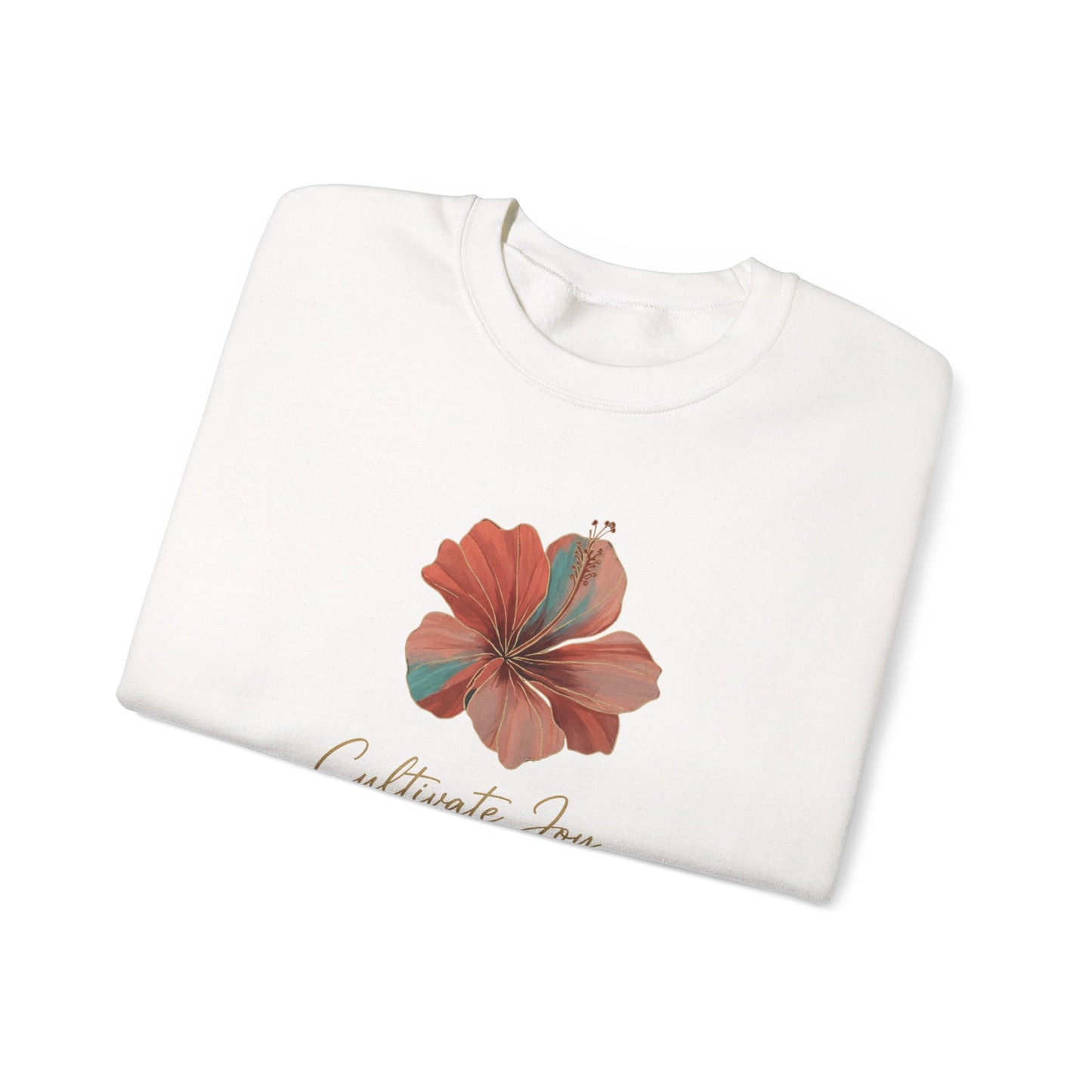 Cultivate Joy Floral Crewneck Sweatshirt