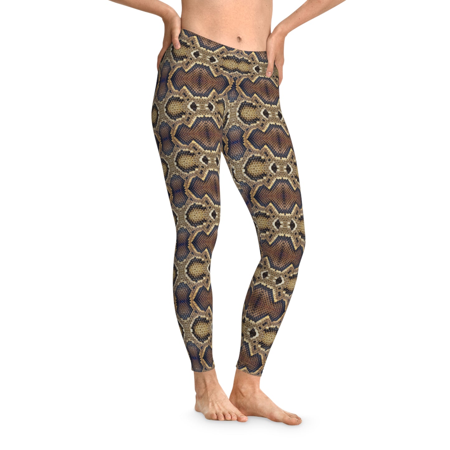 Hipnowaves Stretchy Leggings, Trendy Printed Leggings for Yoga, Casual Wear, Fashion Leggings, Gifts for Fitness Lovers, Animal Print Leggings