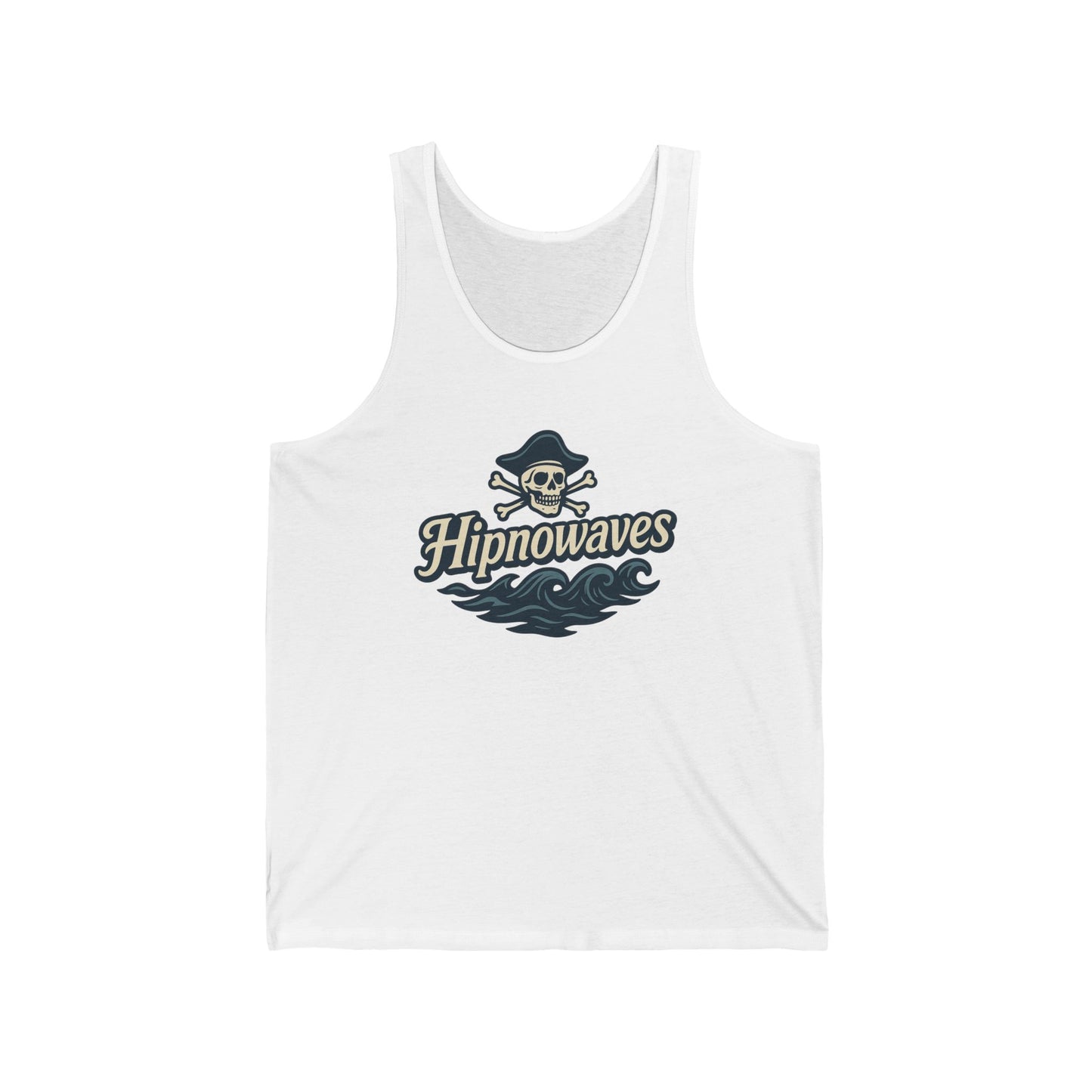 Hipnowaves Unisex Jersey Tank Top, Surfing Apparel, Summer Style, Beachwear, Gift for Surfers, Casual Wear