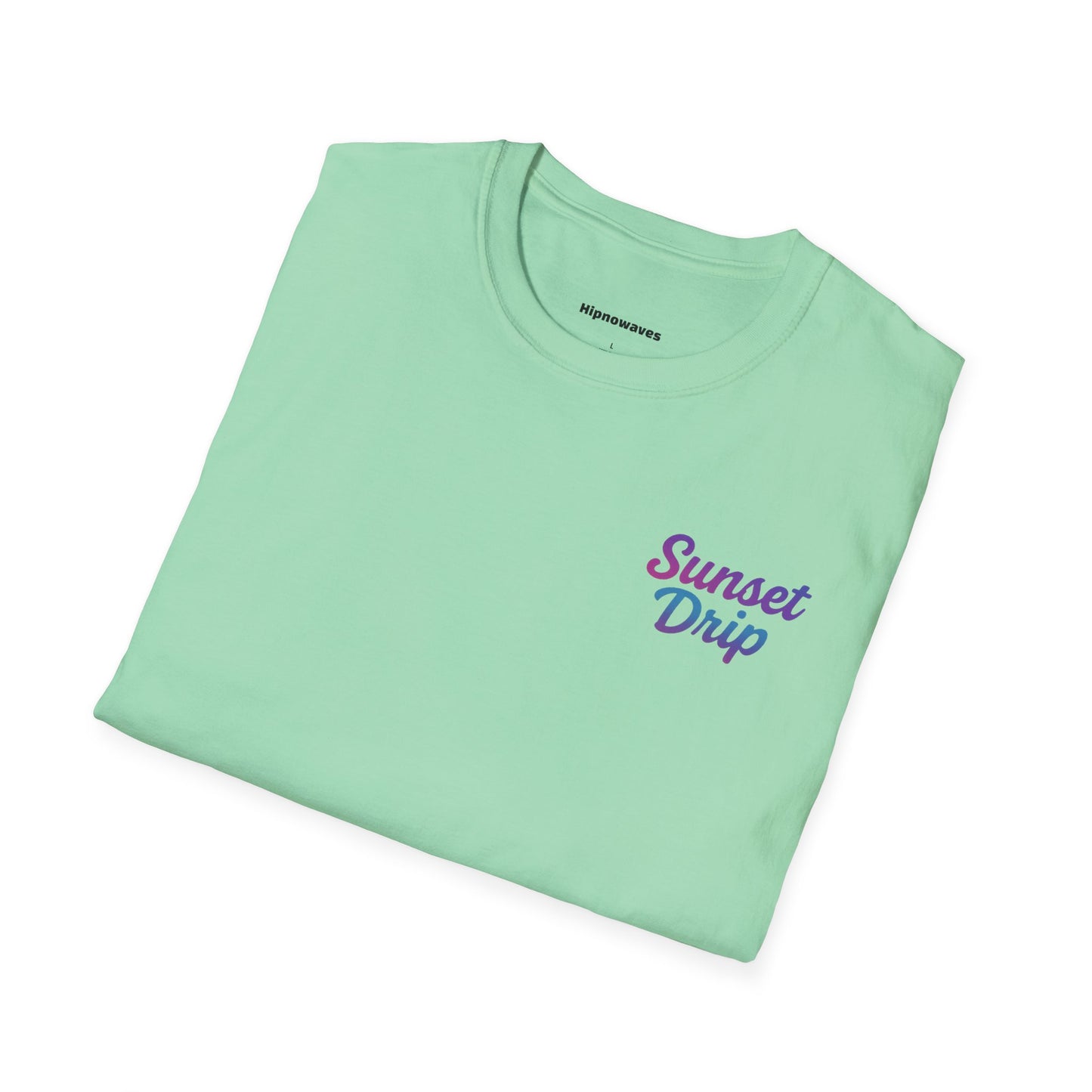 Sunset Drip T-Shirt | Retro Vibe Tee for Summer Adventures, Beachwear, Vacation, Gift Idea, Unisex Softstyle Apparel
