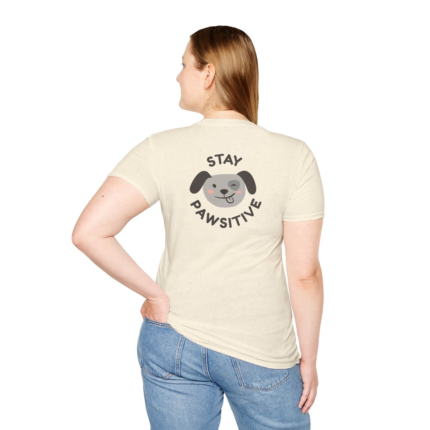 Pawsitive Vibes T-Shirt - Perfect for Dog Lovers, Animal Advocates, Pet Owners, Birthdays, Dog Day Celebrations, Casual Wear