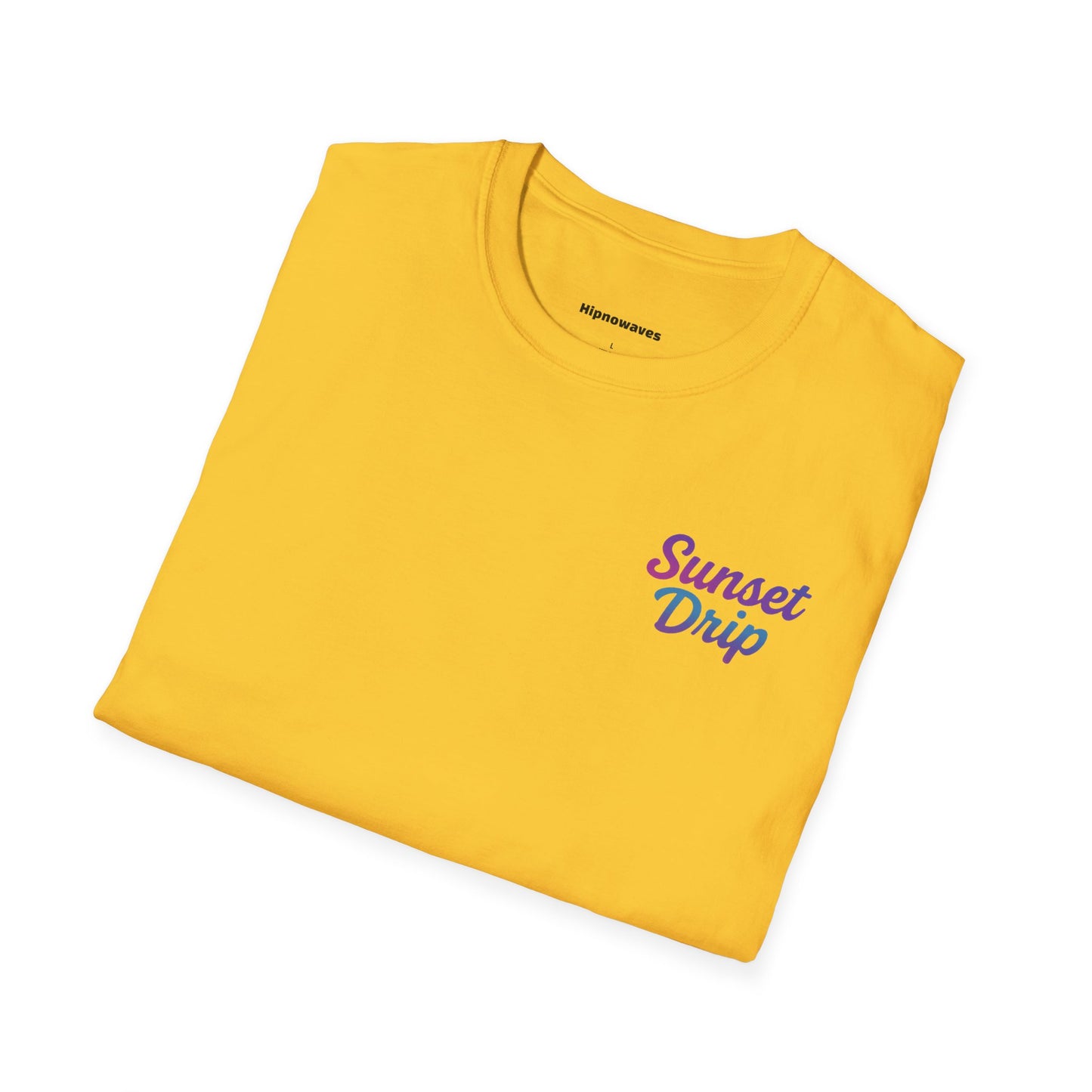 Sunset Drip T-Shirt | Retro Vibe Tee for Summer Adventures, Beachwear, Vacation, Gift Idea, Unisex Softstyle Apparel