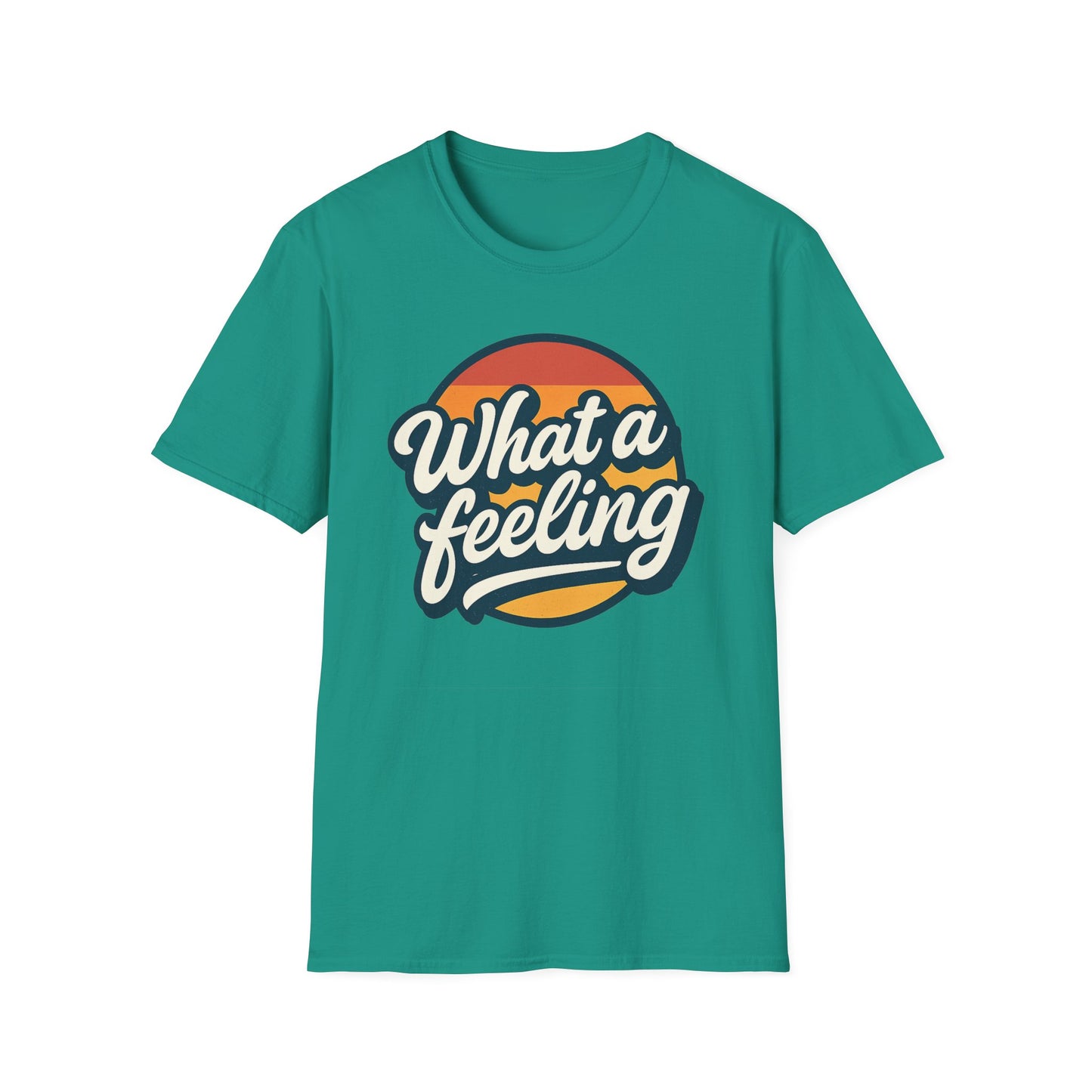 What a Feeling Retro Vibes T-Shirt, Fun Graphic Tee, Gift for Friends, Summer Essentials, Unisex Casual Shirt, Birthday Gift, Feelings Quote Tee