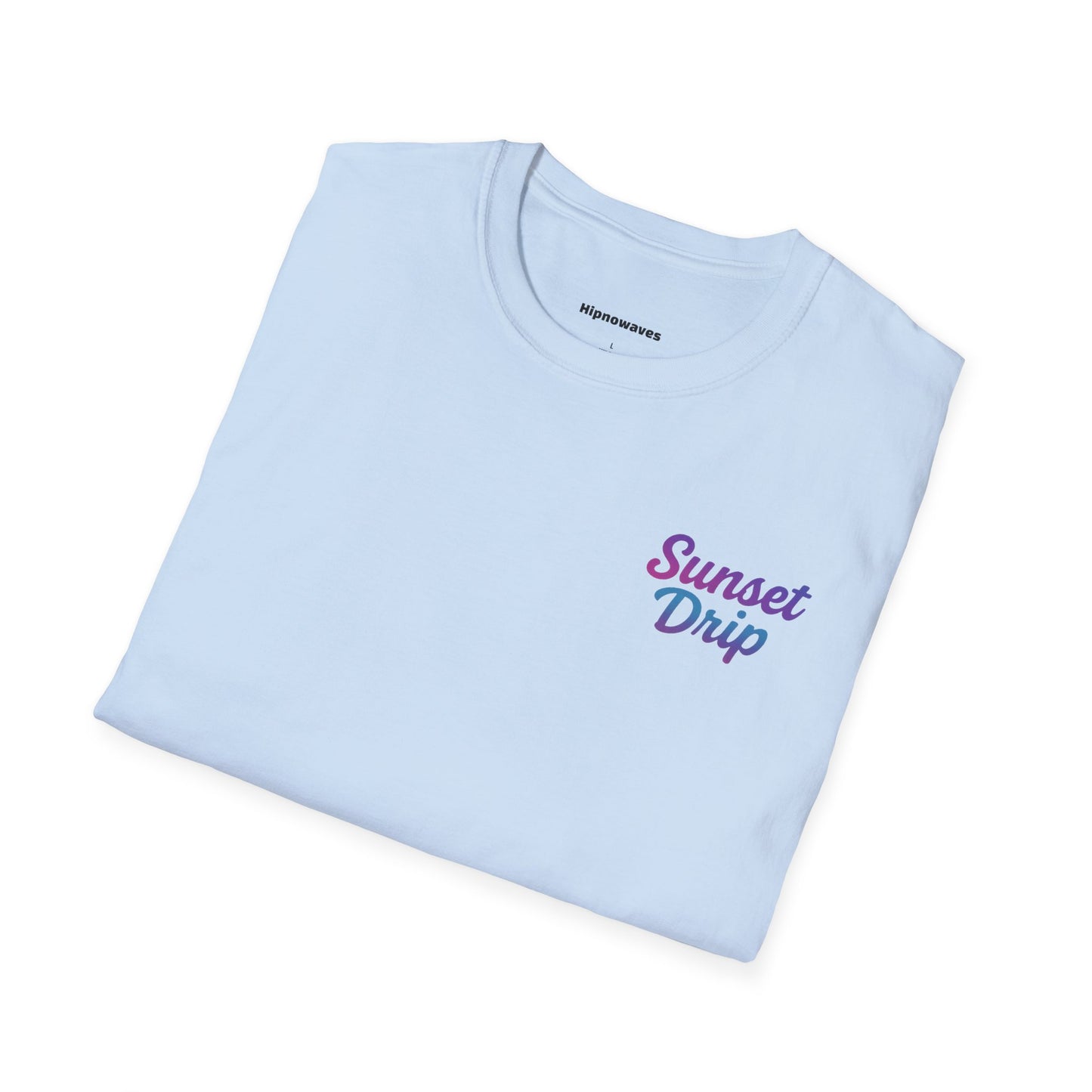 Sunset Drip T-Shirt | Retro Vibe Tee for Summer Adventures, Beachwear, Vacation, Gift Idea, Unisex Softstyle Apparel