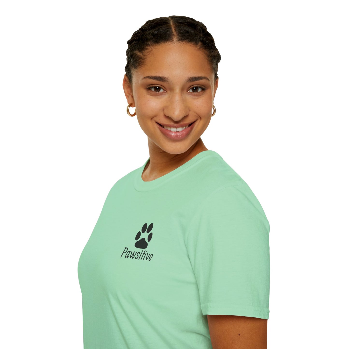 Pawsitive Vibes T-Shirt - Perfect for Dog Lovers, Animal Advocates, Pet Owners, Birthdays, Dog Day Celebrations, Casual Wear