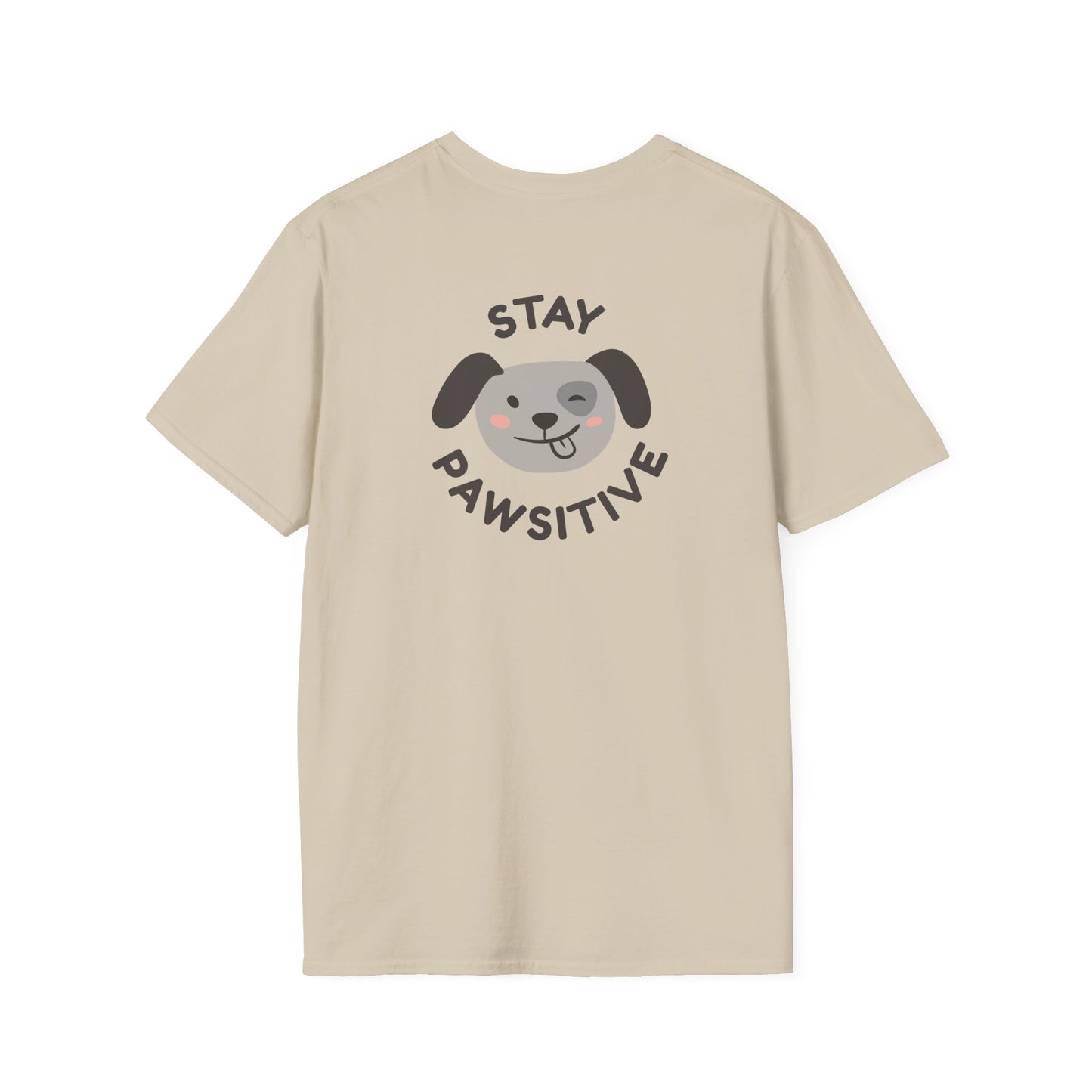 Pawsitive Vibes T-Shirt - Perfect for Dog Lovers, Animal Advocates, Pet Owners, Birthdays, Dog Day Celebrations, Casual Wear