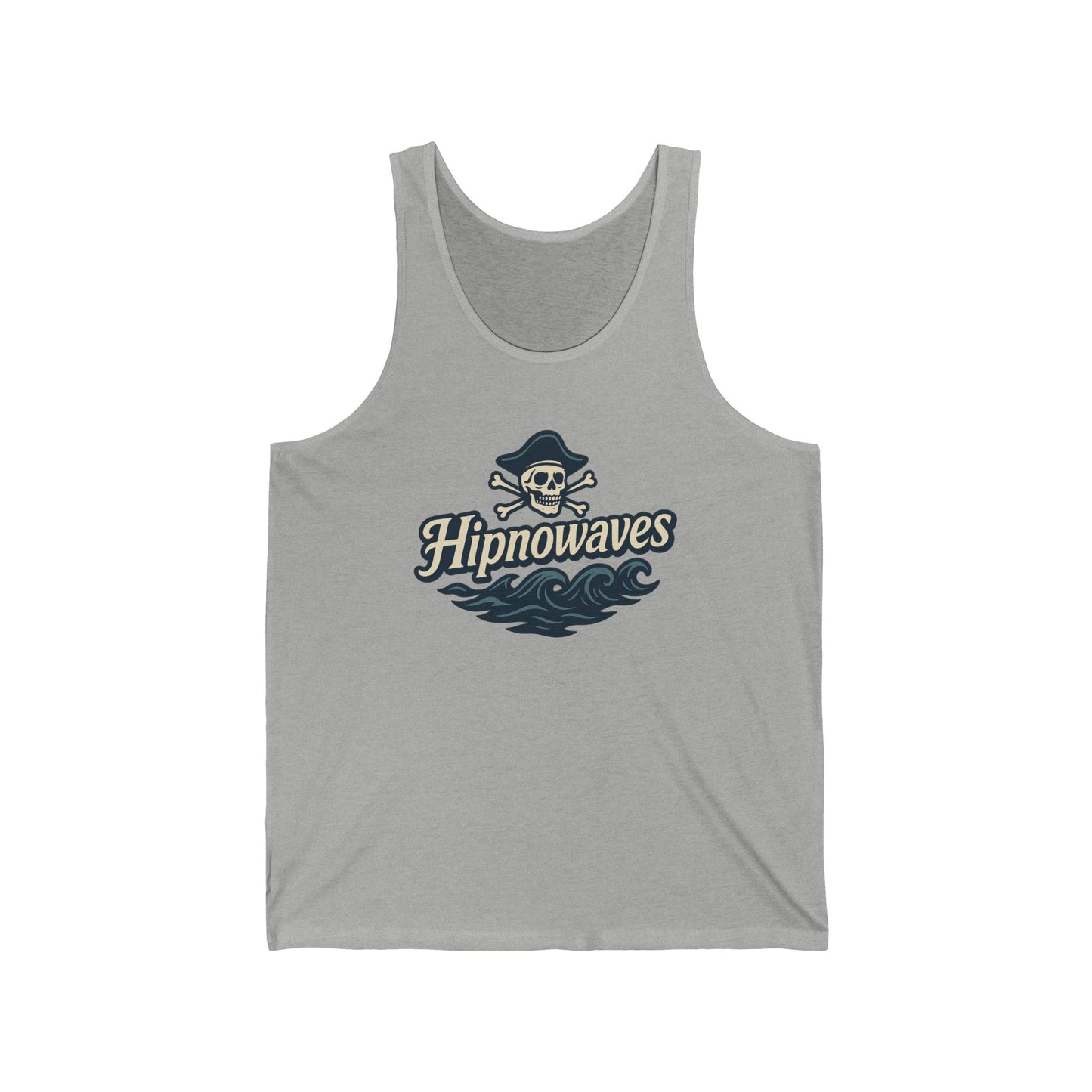 Hipnowaves Unisex Jersey Tank Top, Surfing Apparel, Summer Style, Beachwear, Gift for Surfers, Casual Wear