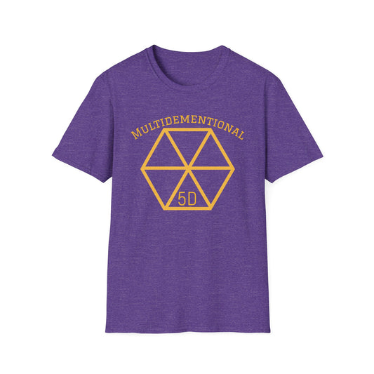 Multidimensional Unisex Soft style T-Shirt, Trendy Graphic Tee, Casual Wear, Gift for Friends