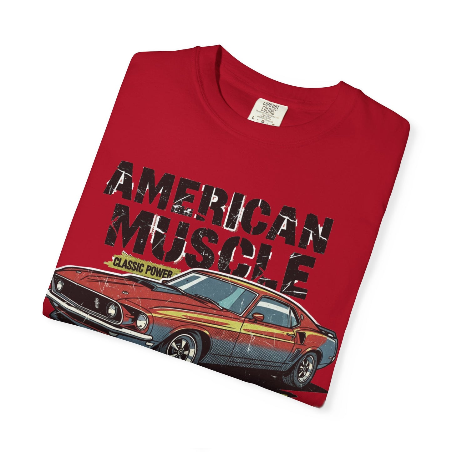 American Muscle T-Shirt, Unisex Garage Tee, Vintage Car Apparel, Auto Enthusiast Gift, Classic Car Clothing