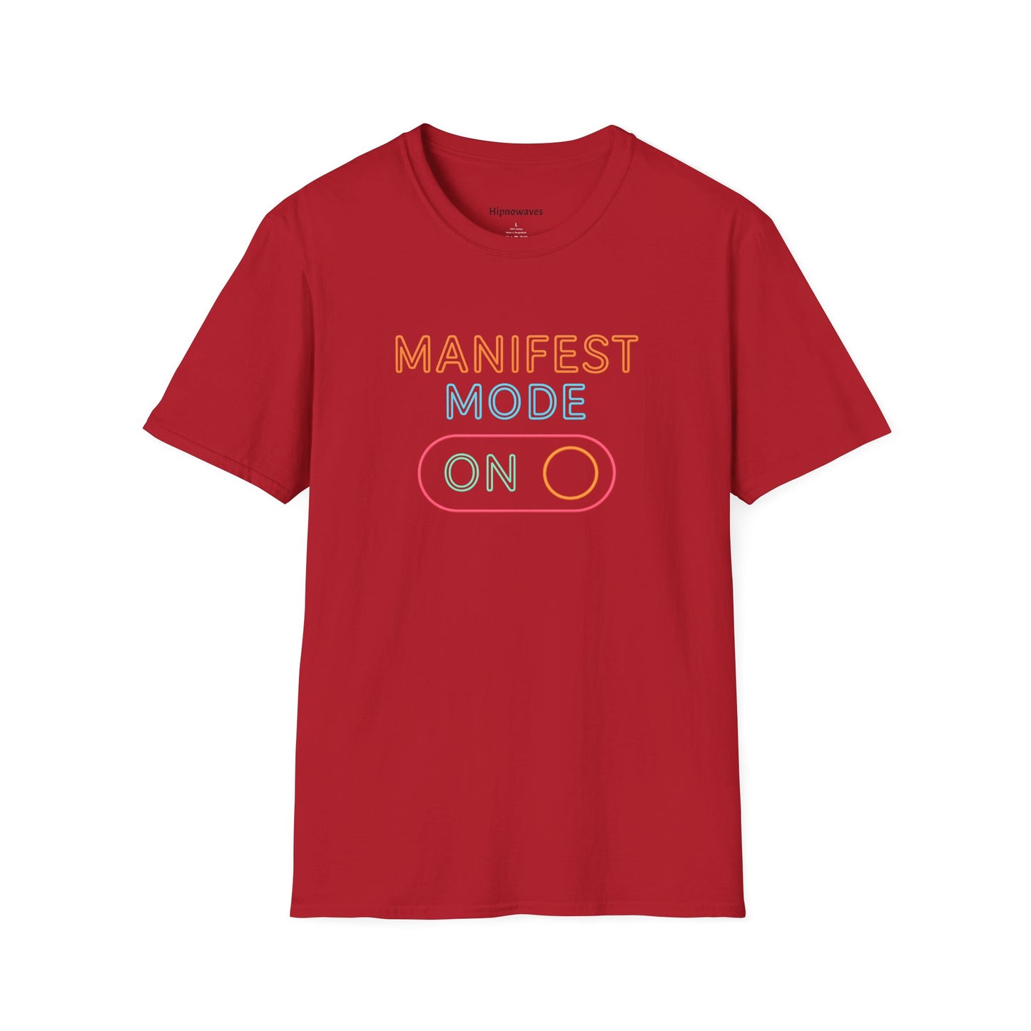 Manifest Mode Unisex Softstyle T-Shirt, Motivational Tee, Law of Attraction Shirt, Gifts for Dreamers, Self-Care Apparel