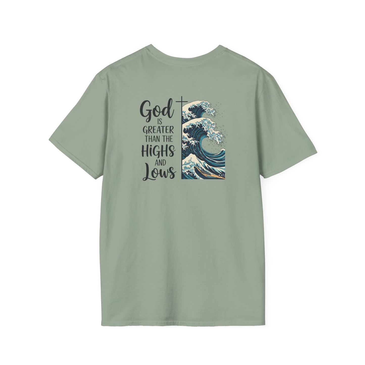 God is Greater Unisex T-Shirt - Inspirational Tee, Faith Shirt, Casual Wear, Gift for Believers, Christian Apparel