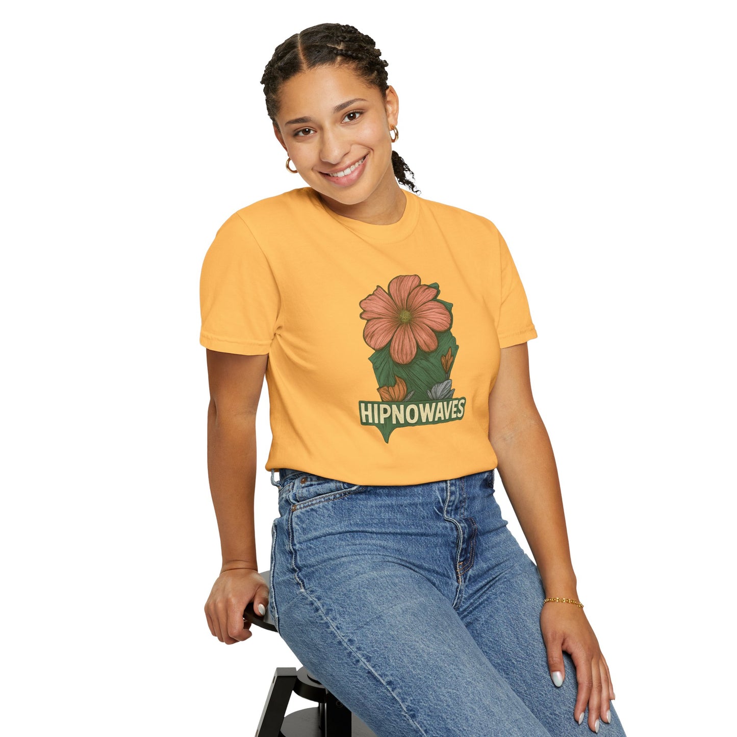 Floral Graphic T-Shirt, Unisex Apparel, Hipnowaves Tee, Nature Lover Gift, Casual Wear, Summer Essentials